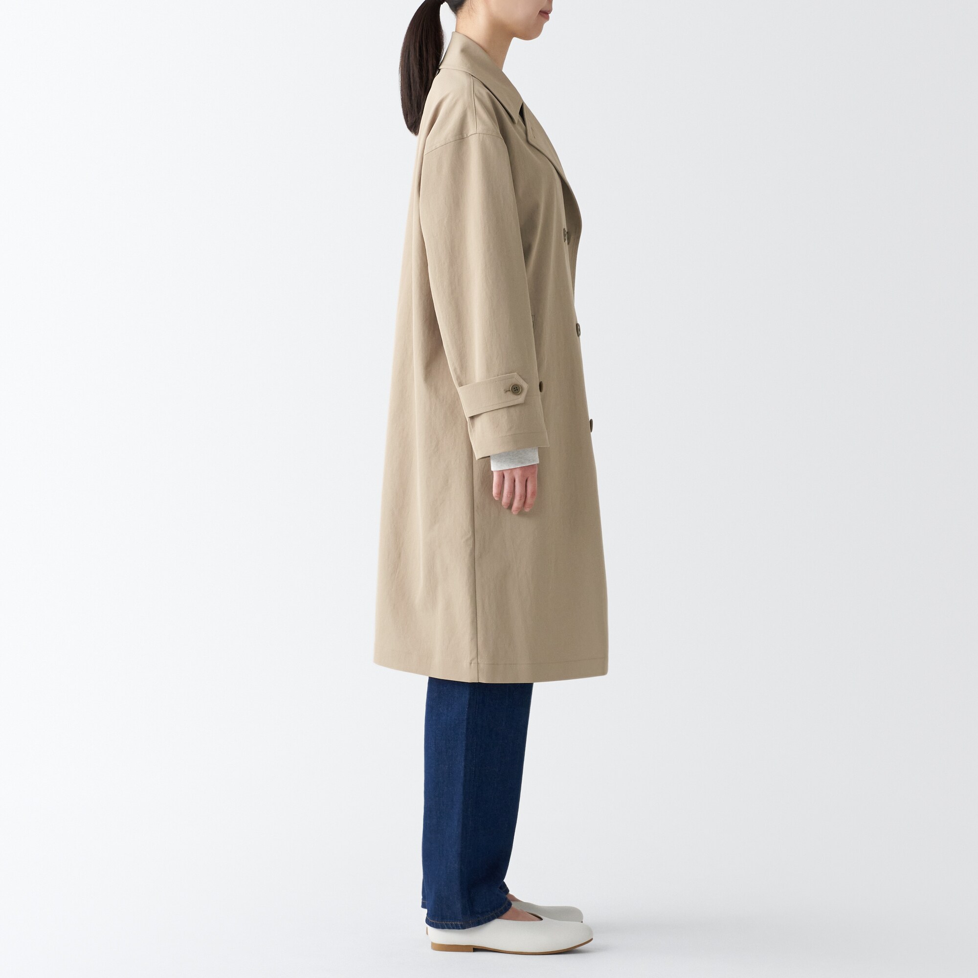 撥水トレンチコート