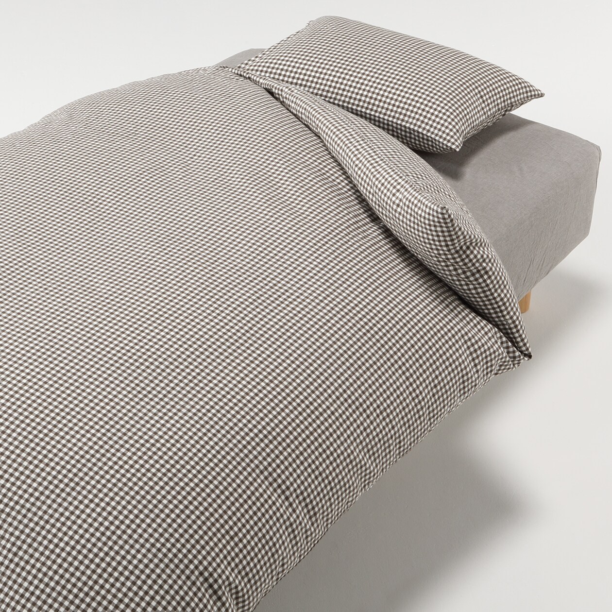 オーガニックコットン洗いざらしまくらカバー　４３×１００ｃｍ用