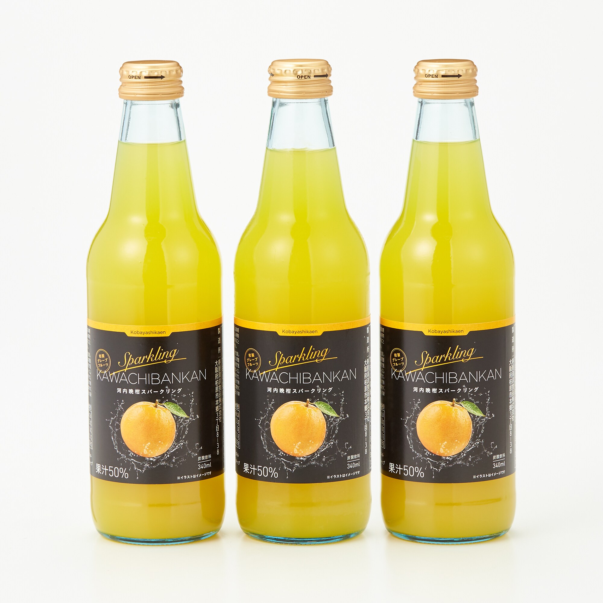 小林果園の「スパークリングジュース」
