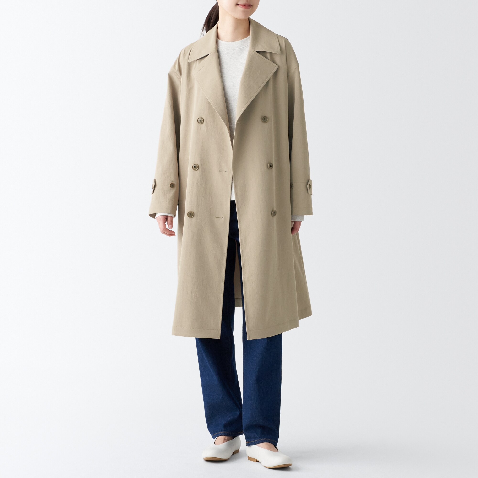 撥水トレンチコート