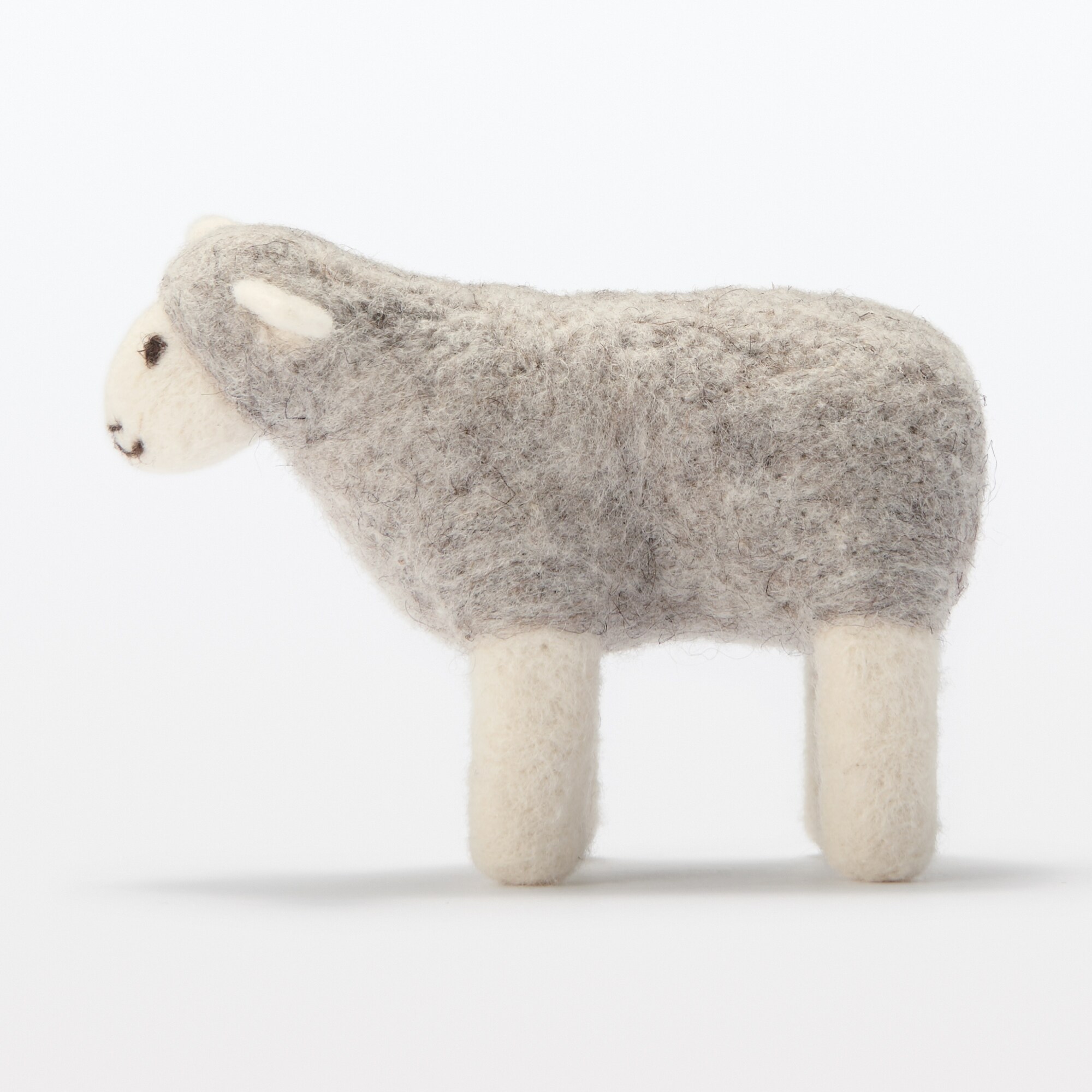 ウールフェルト　ひつじ・グレー