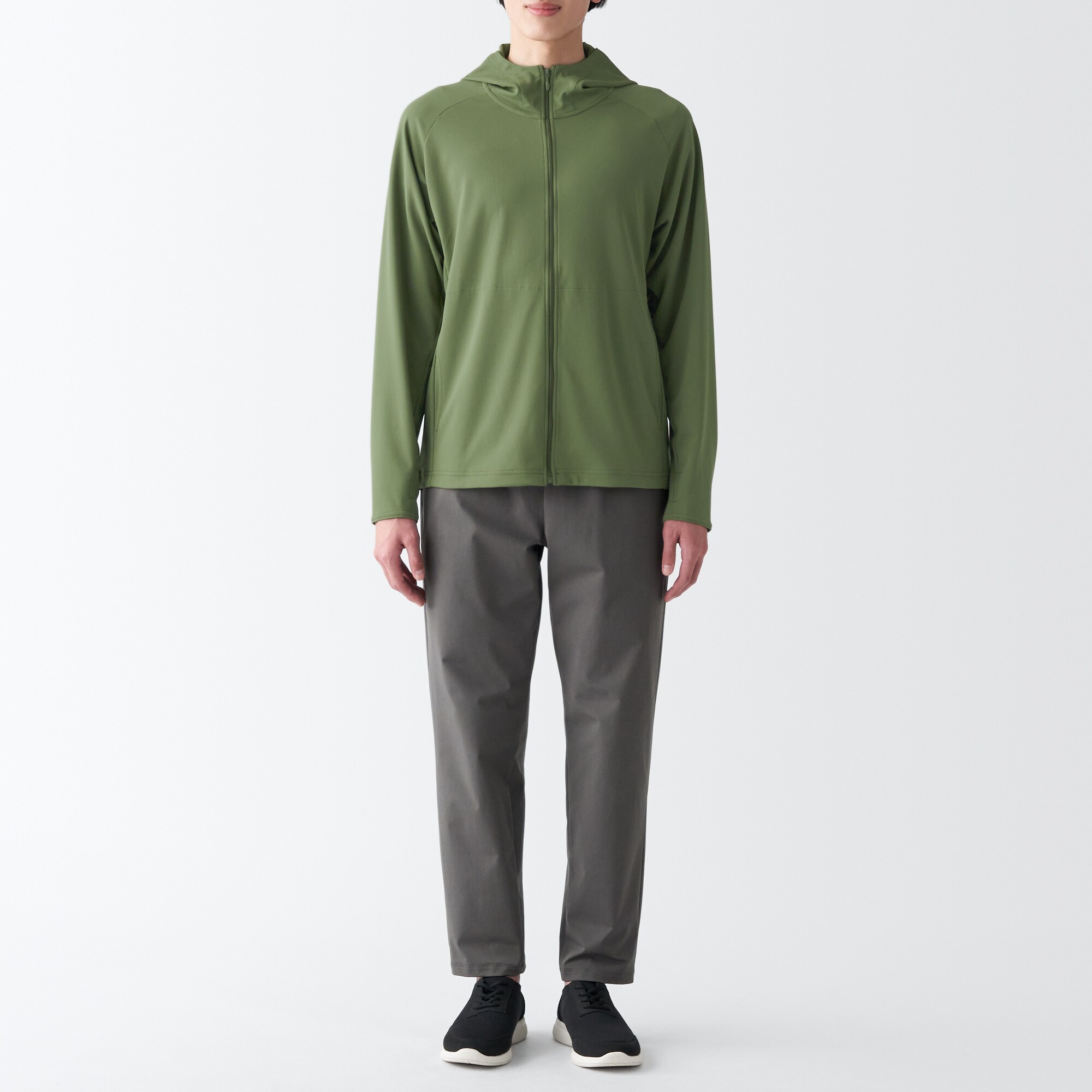 ＵＶカット乾きやすいジップパーカー