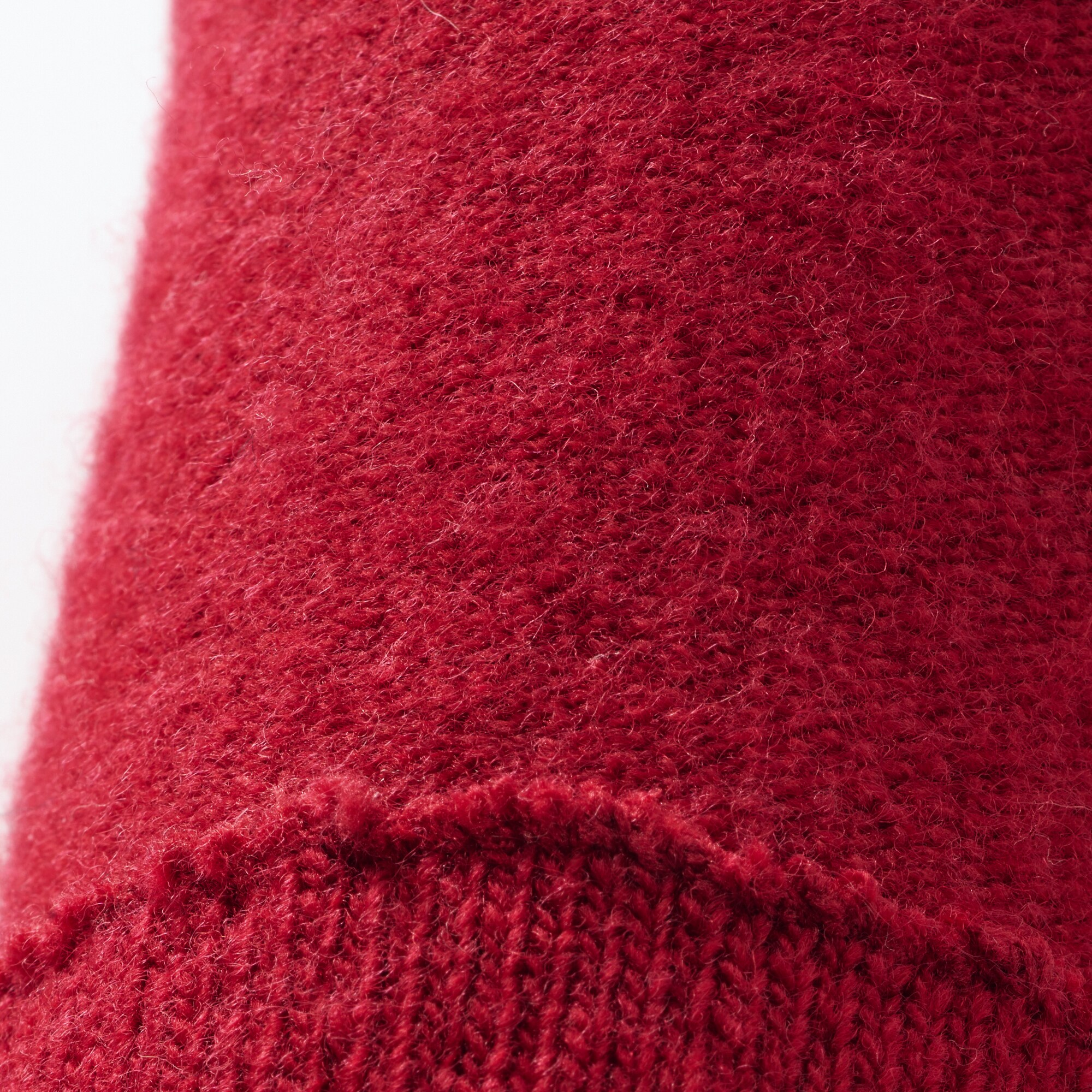 ウール混　裏起毛　　タッチパネル手袋　