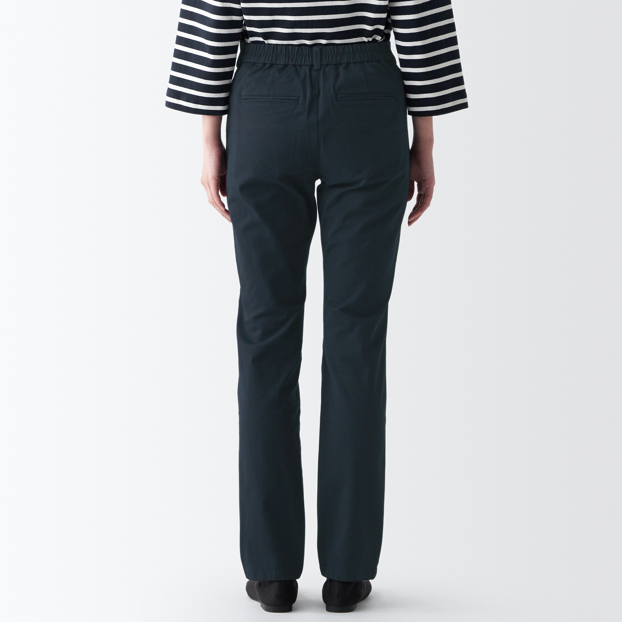 【スリム】縦横ストレッチチノスリムテーパードパンツ（股下７５ｃｍ）