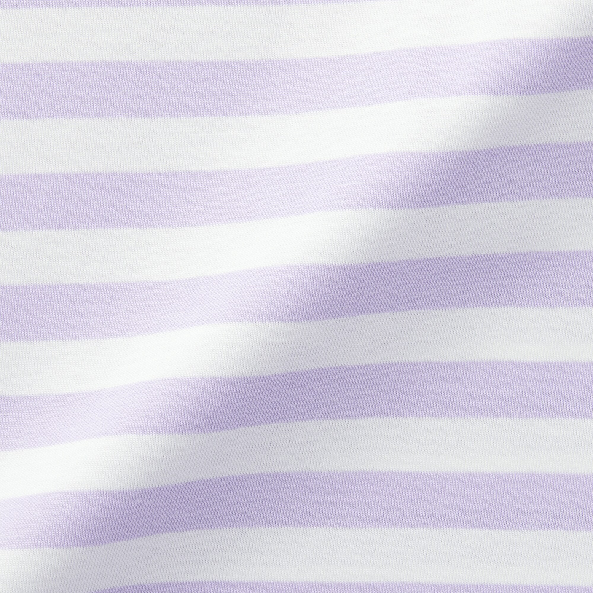 ベビー　あたまするっと　クルーネック長袖Ｔシャツ　ボーダー