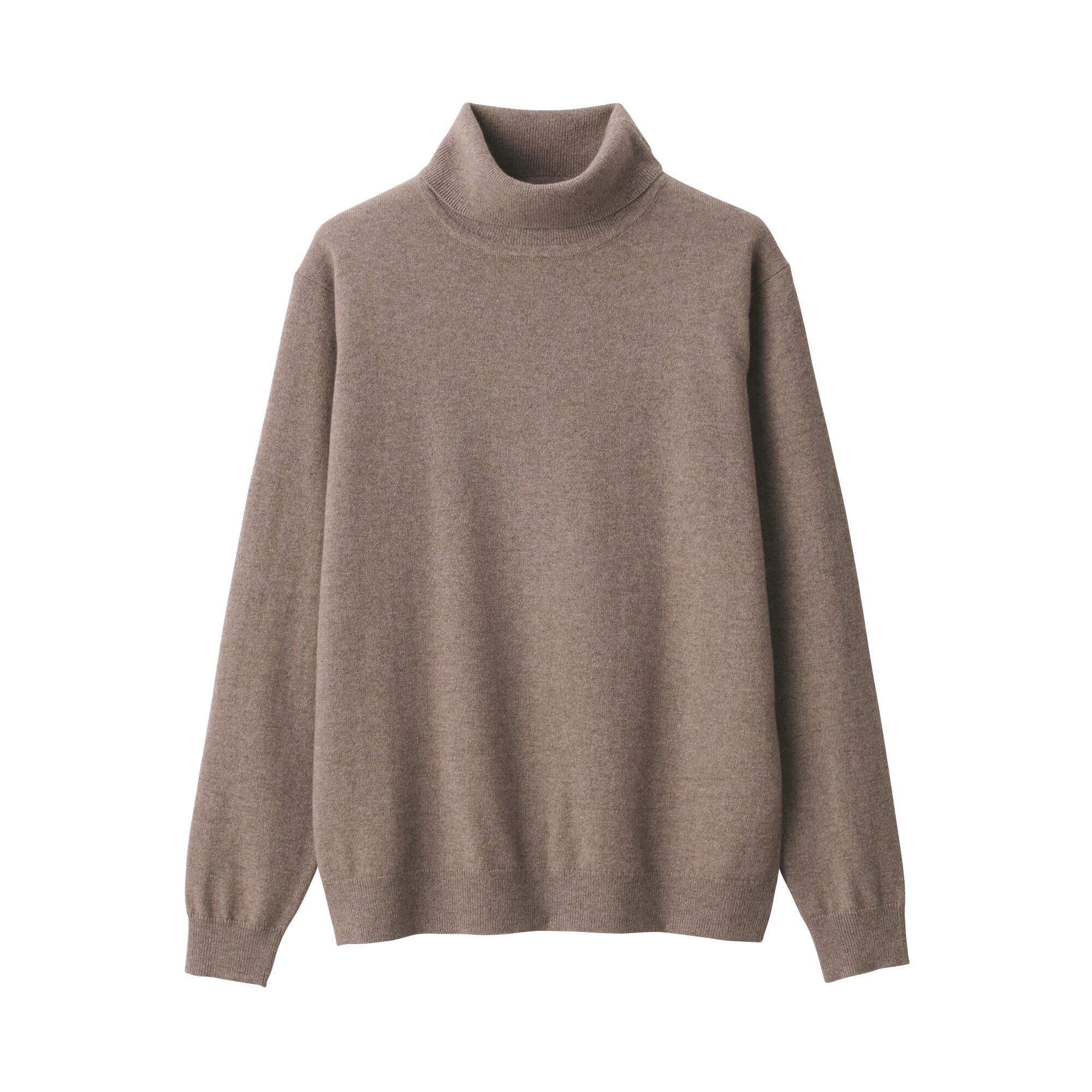 自然のまんまの色カシミヤタートルネックセーター（数量限定）