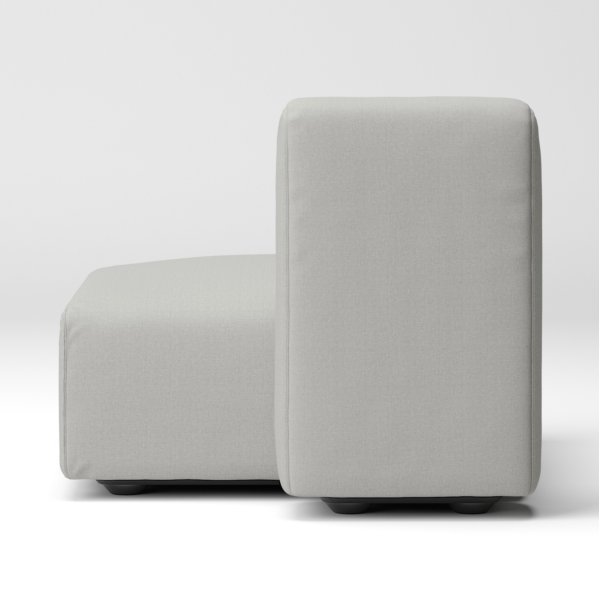 【カバー】綿帆布　ユニットソファ　ハーフバックレスト　大用カバー