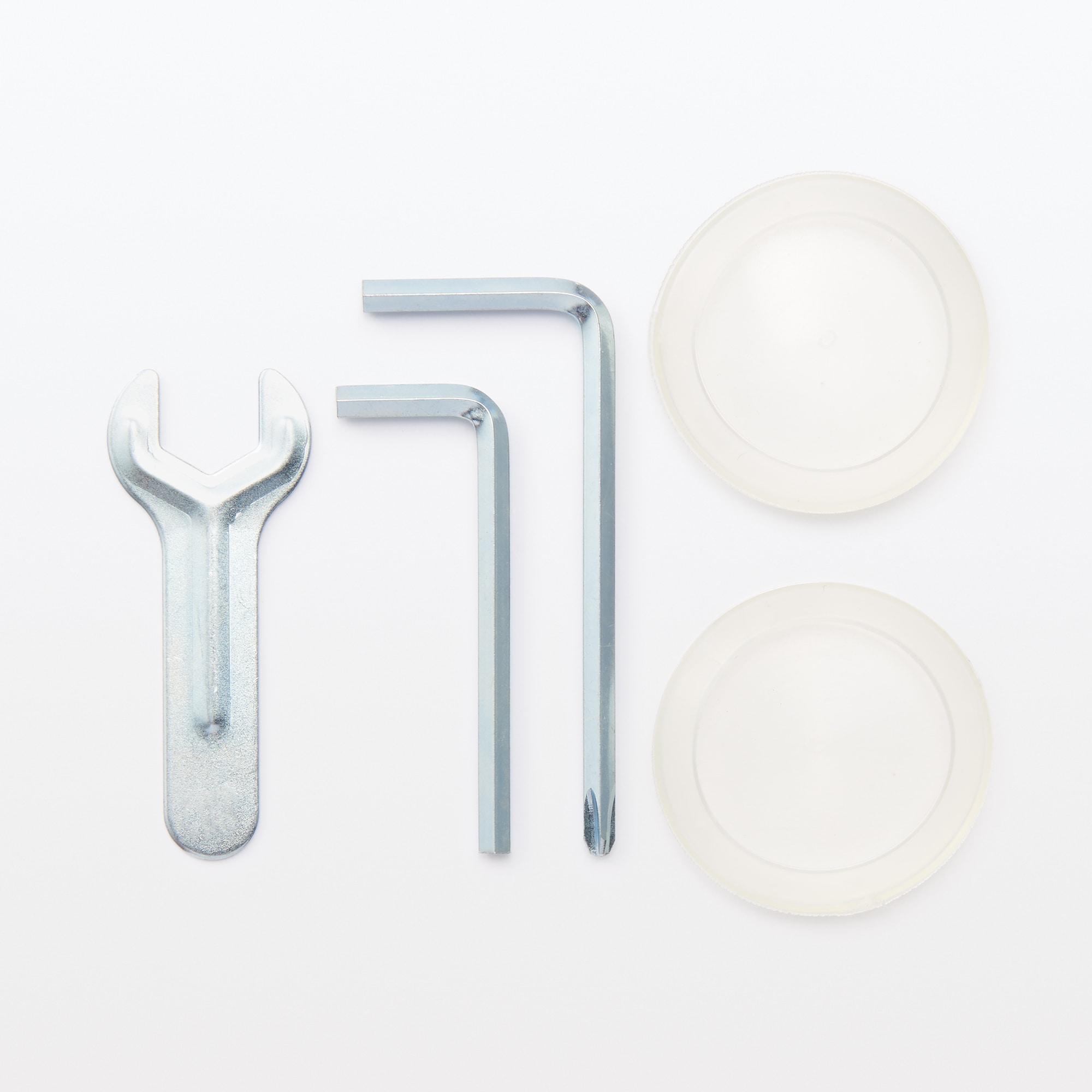 スチールユニットシェルフ用つっぱりパーツ・ライトグレー