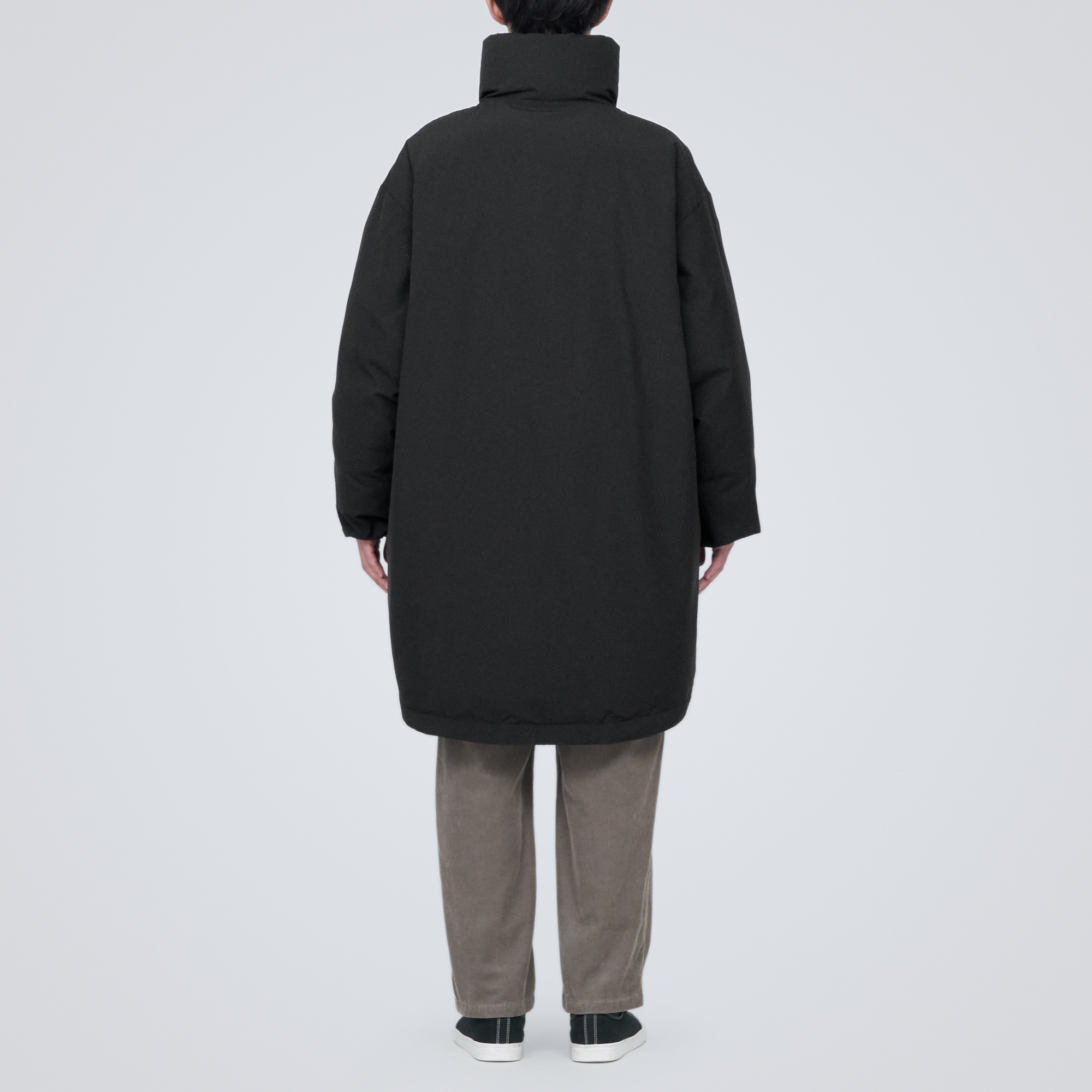 撥水スタンドカラーダウンコート