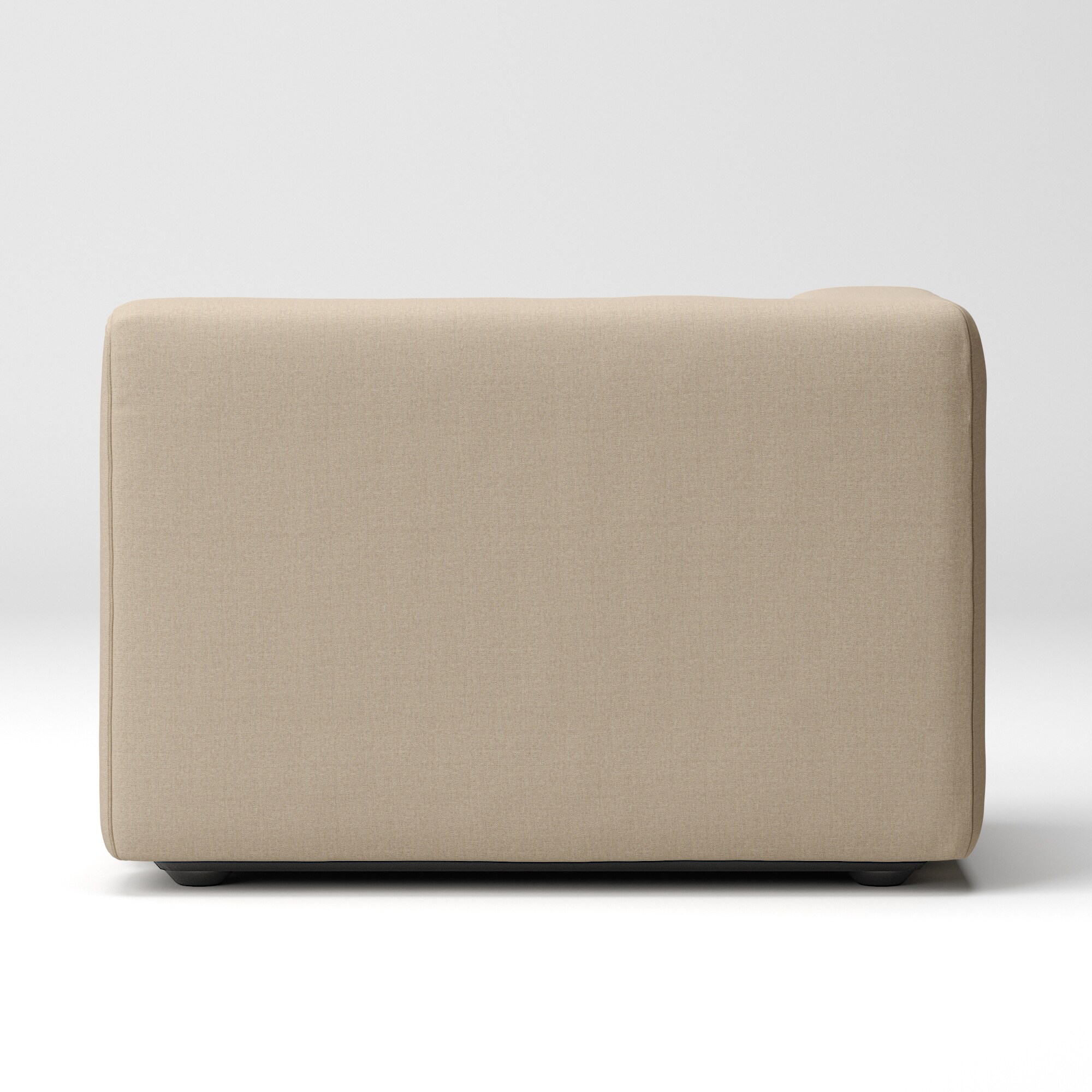 【カバー】綿帆布　ユニットソファ　ハーフアーム付　大（右）用カバー