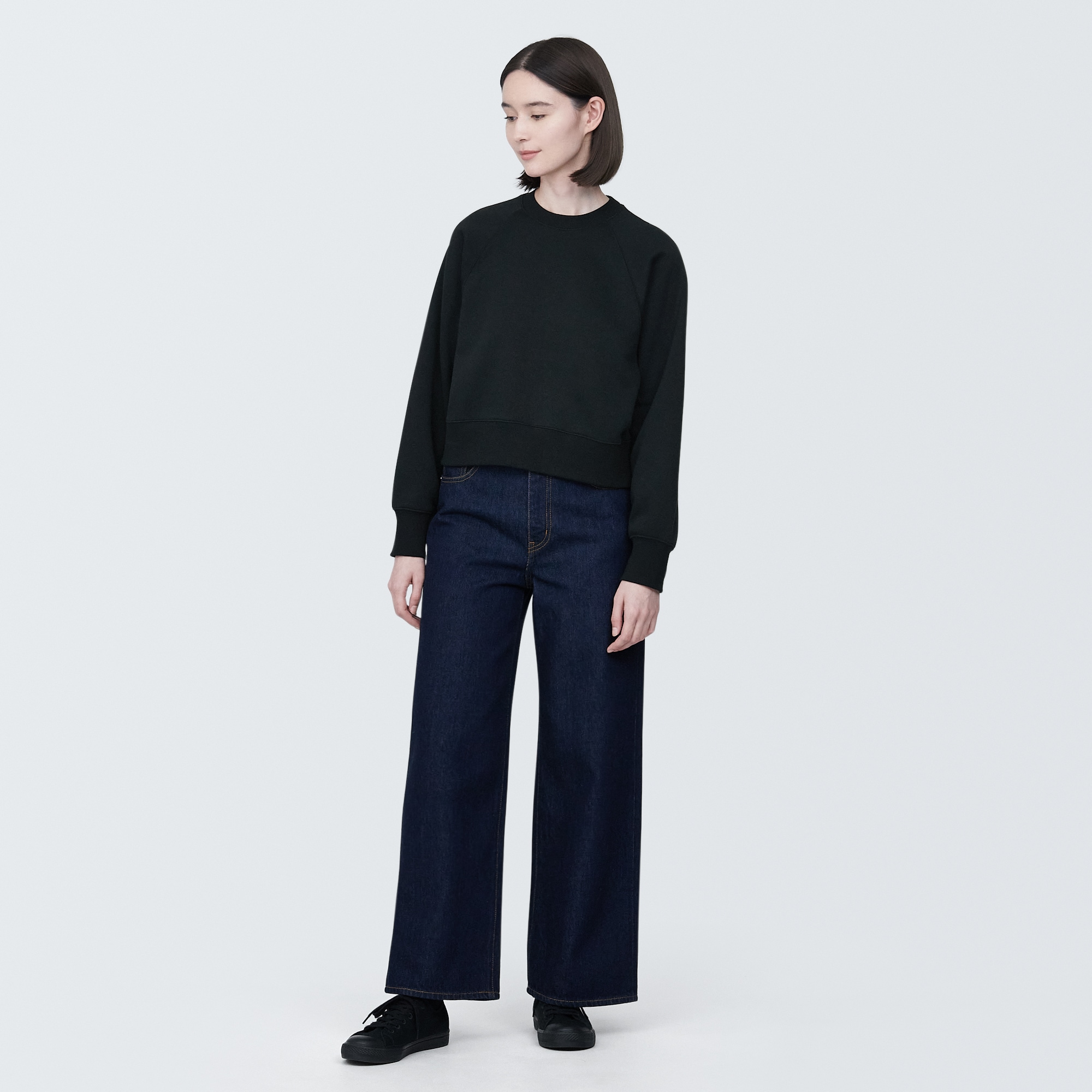 婦人　スウェットシャツ（クルーネック長袖）