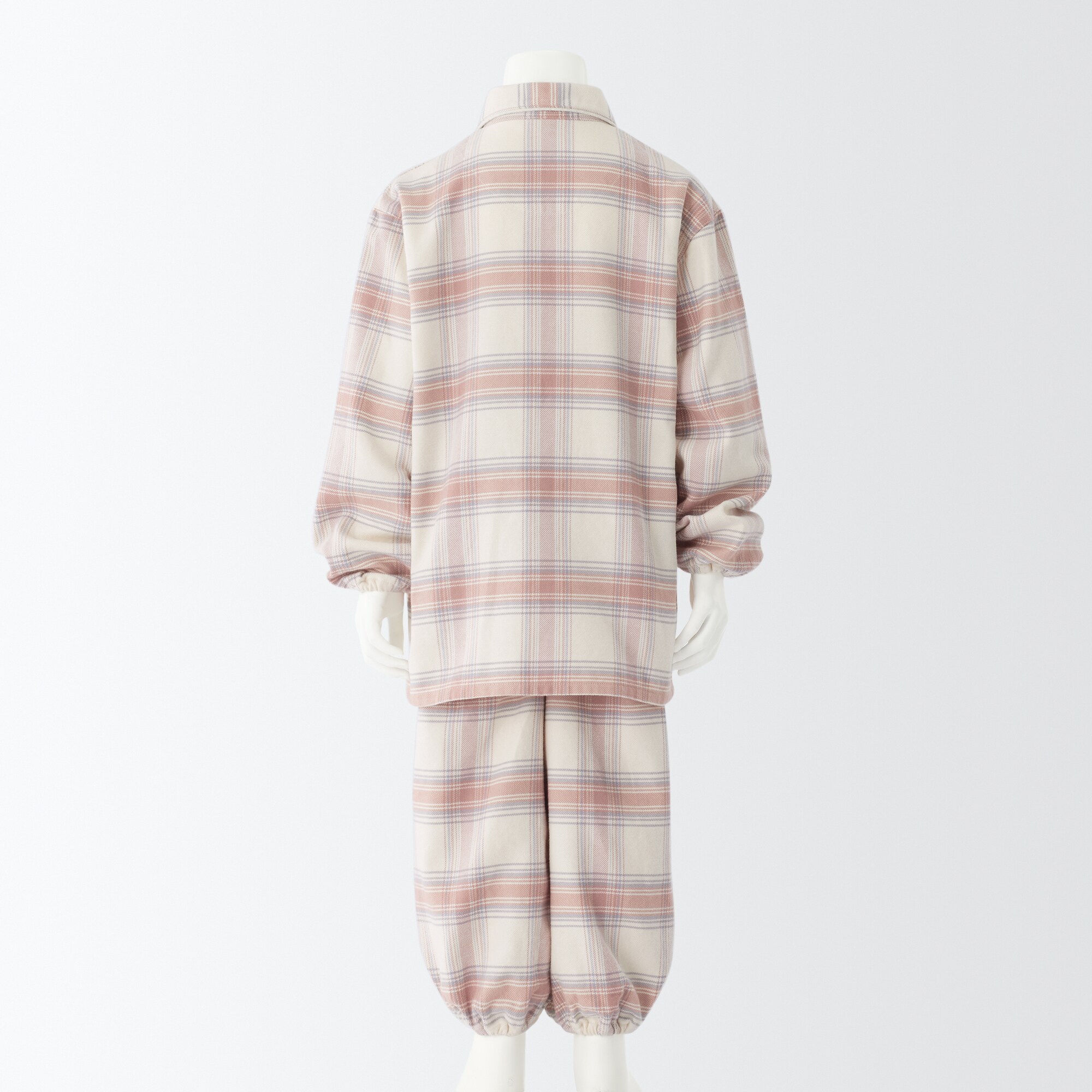 脇に縫い目のない　フランネル　パジャマ（キッズ）