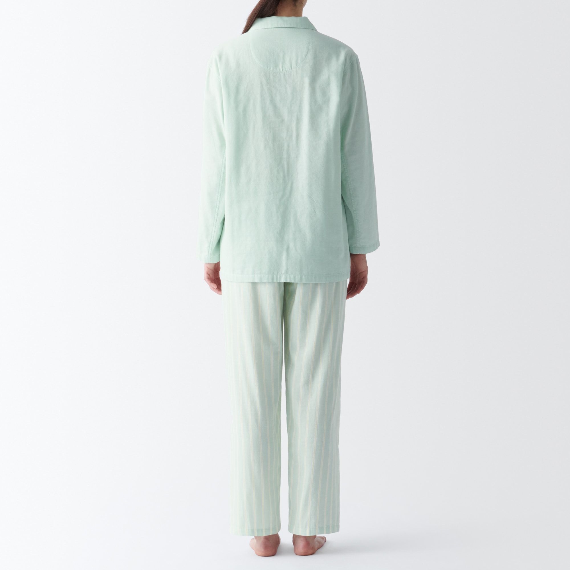 婦人　脇に縫い目のない　二重ガーゼパジャマ