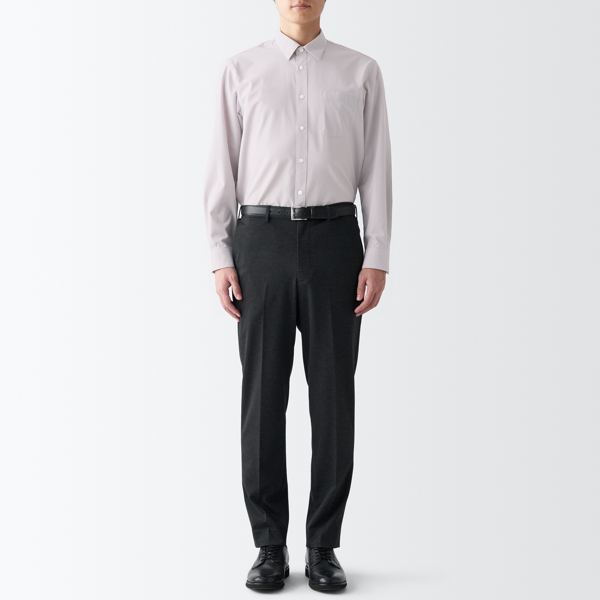 シワになりにくい長袖シャツ