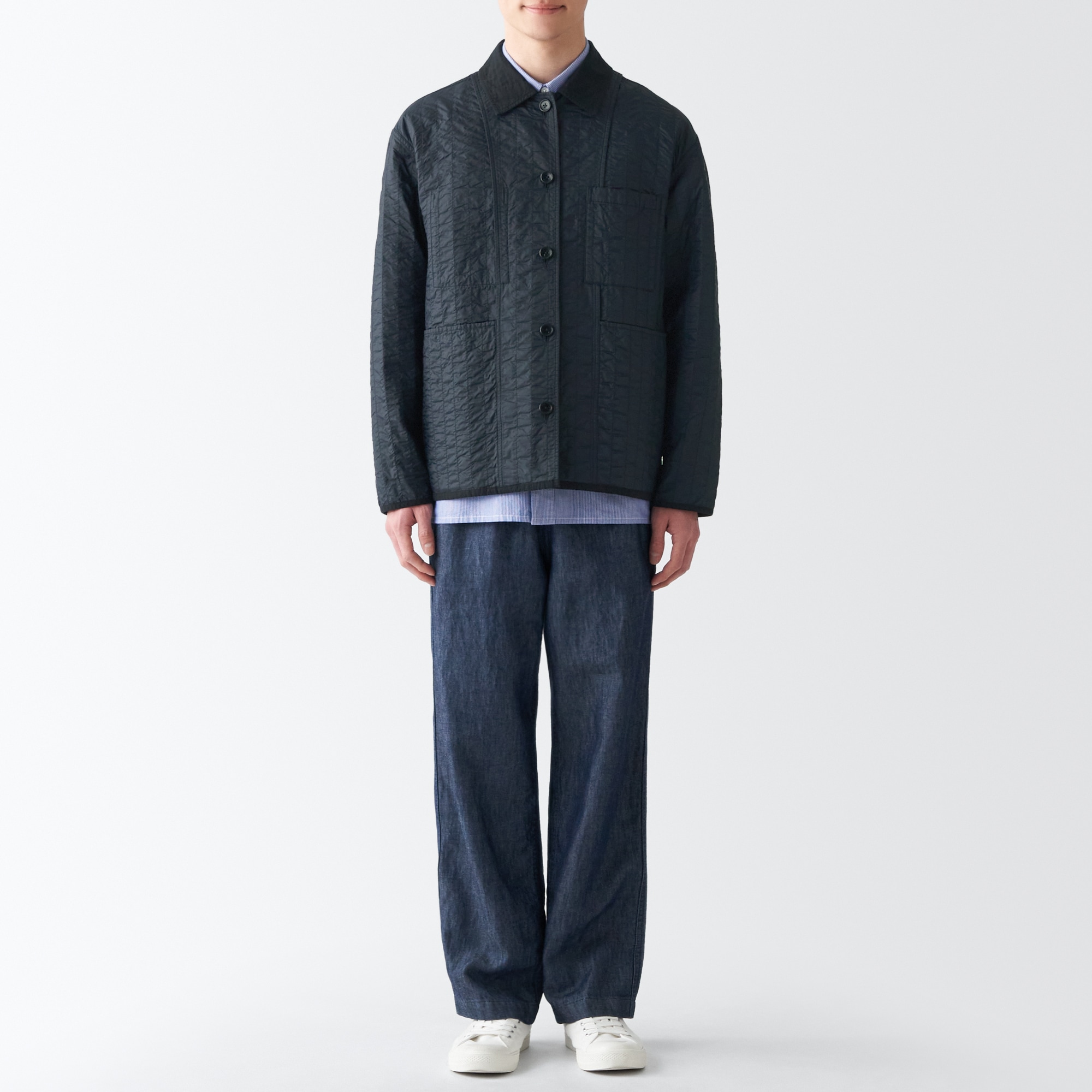 リバーシブルキルトジャケット（紳士）