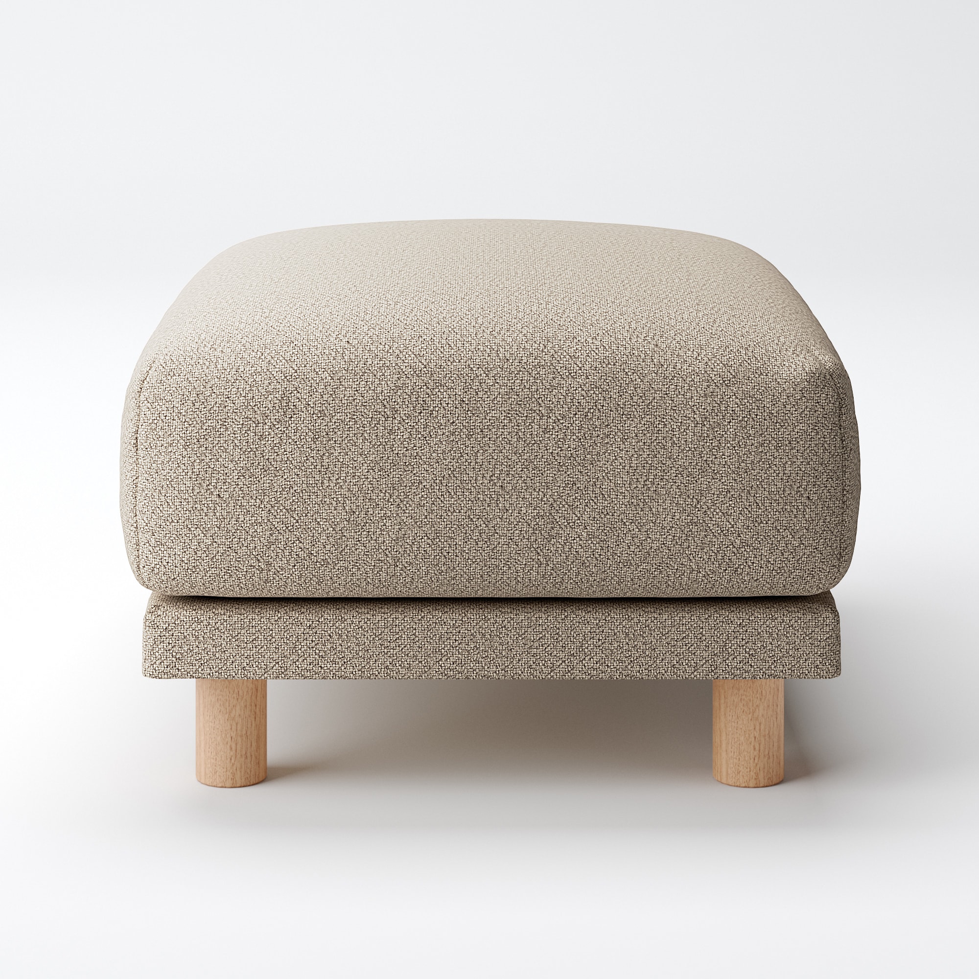 【カバー】綿太番手ソファ本体オットマン・ウレタンポケットコイル用カバー／ベージュ