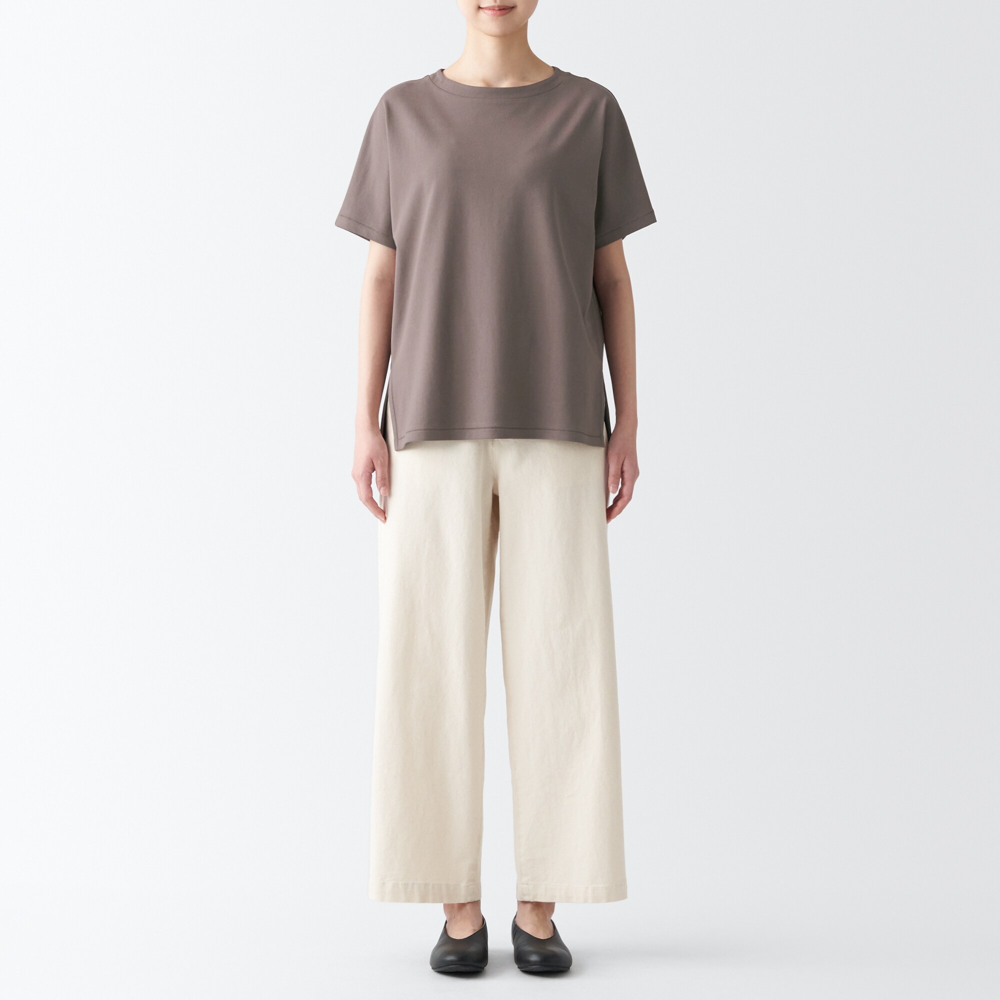 和紙混天竺編みプルオーバー（婦人）