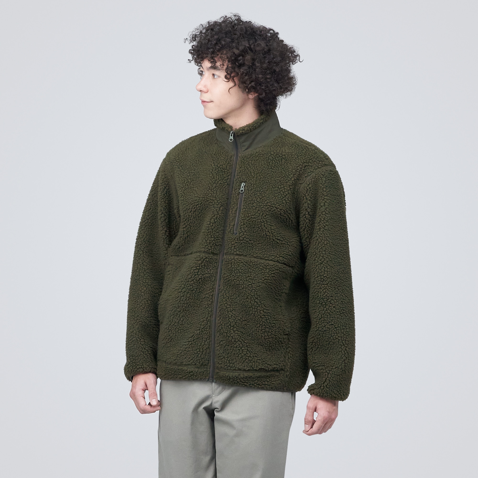 ボアフリースジャケット