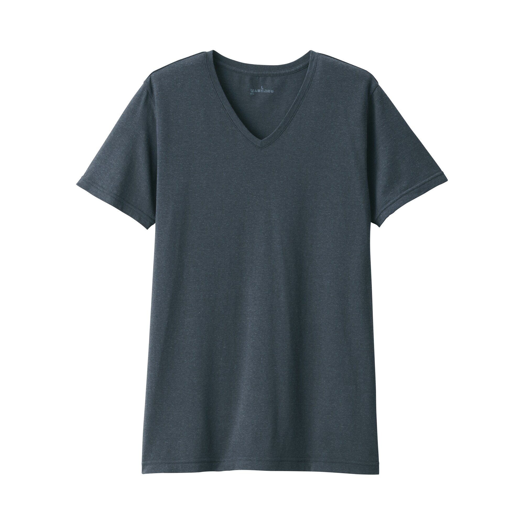 あったか綿　Ｖネック半袖Ｔシャツ