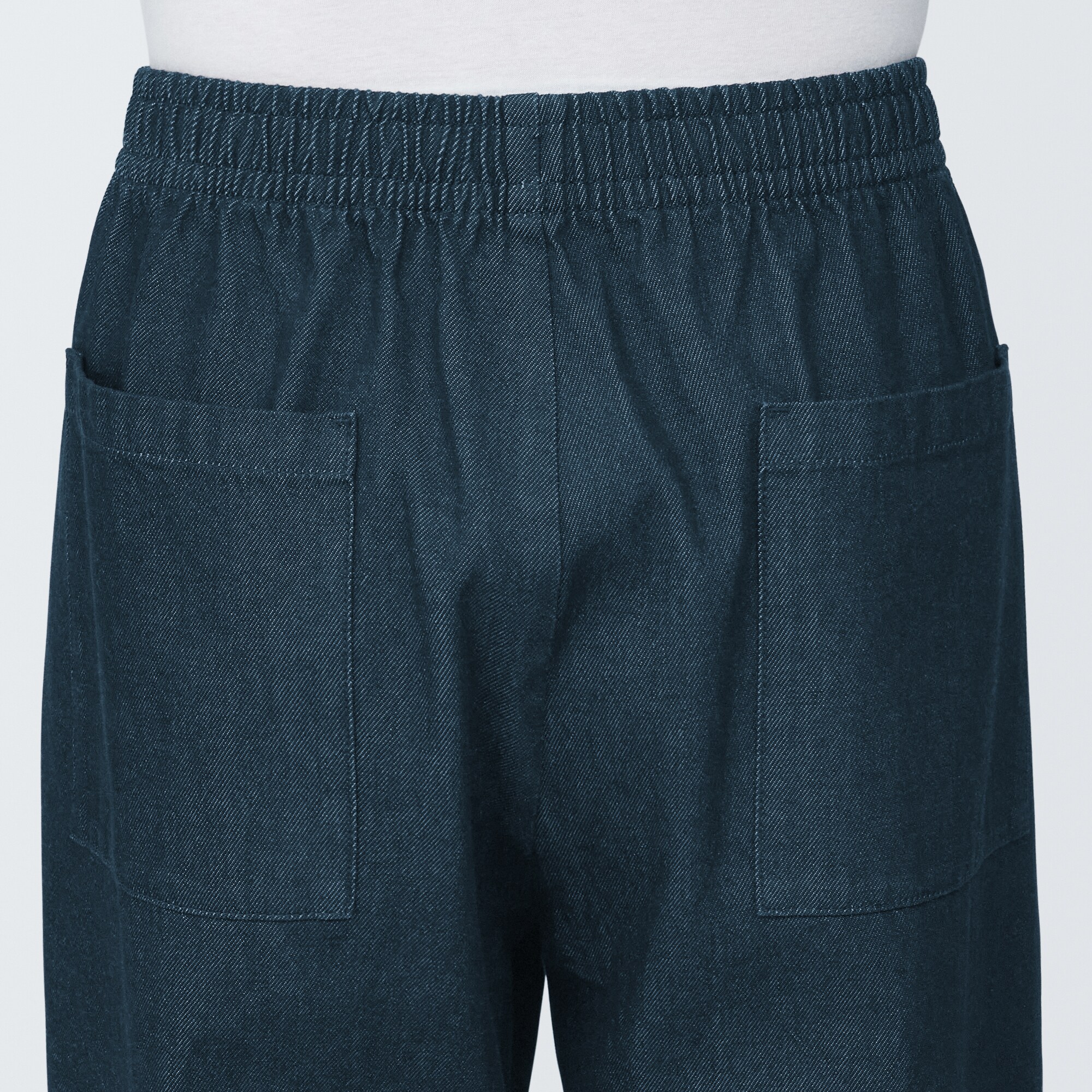 紳士　デニムイージーパンツ　生成