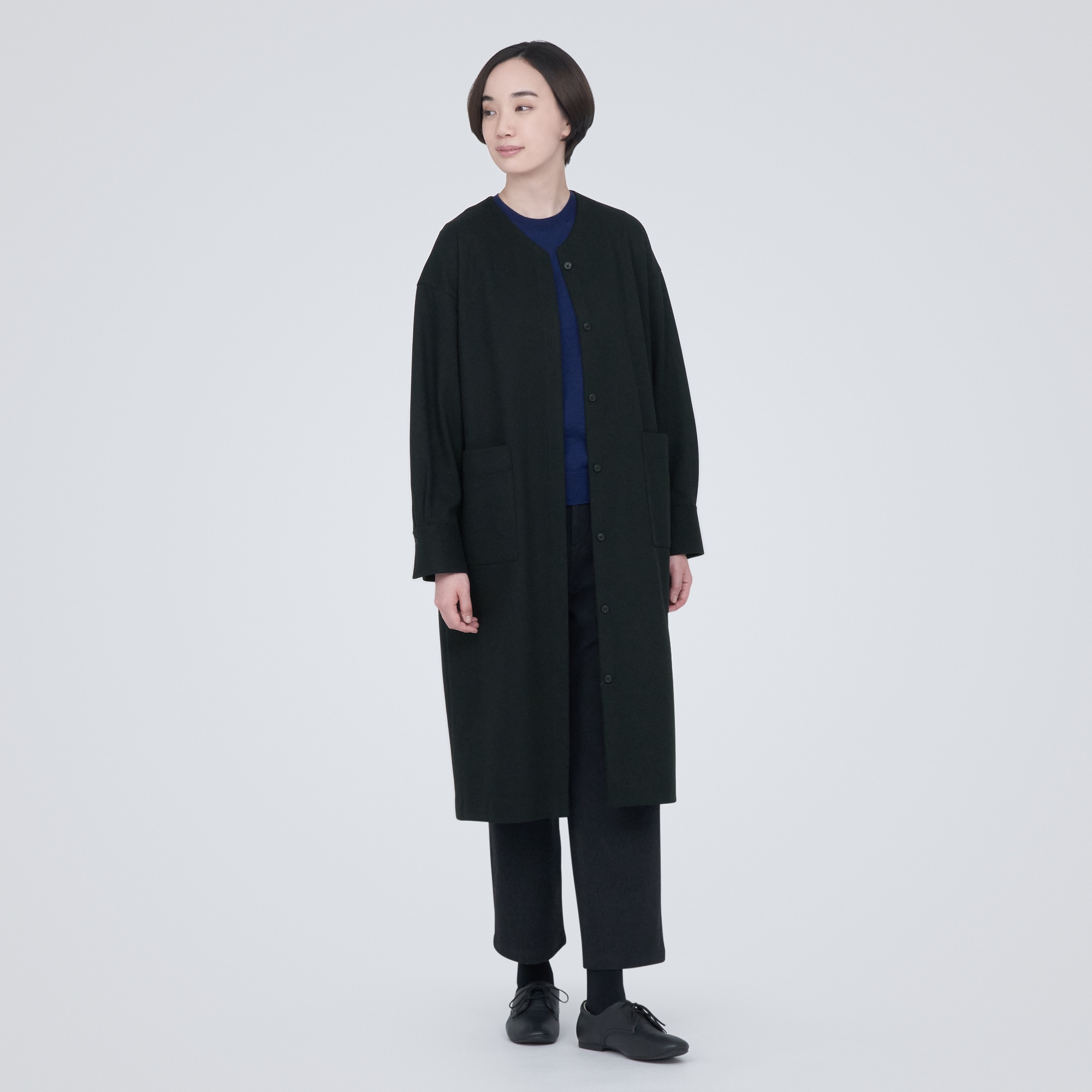 ストレッチ起毛ワンピース