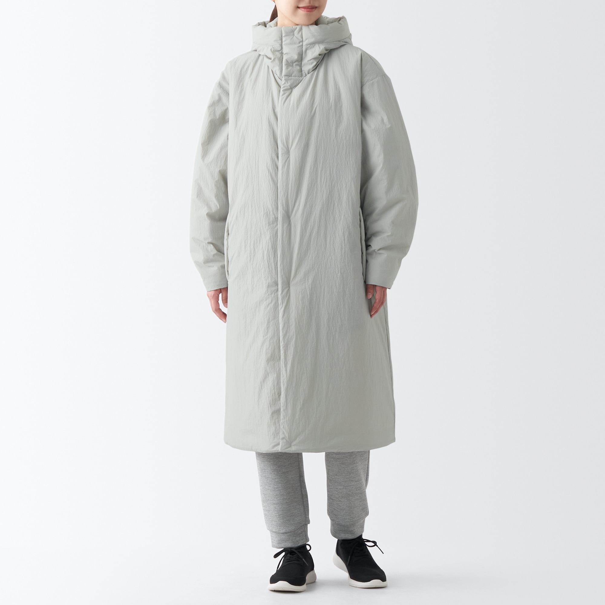 防風撥水中わたベンチコート