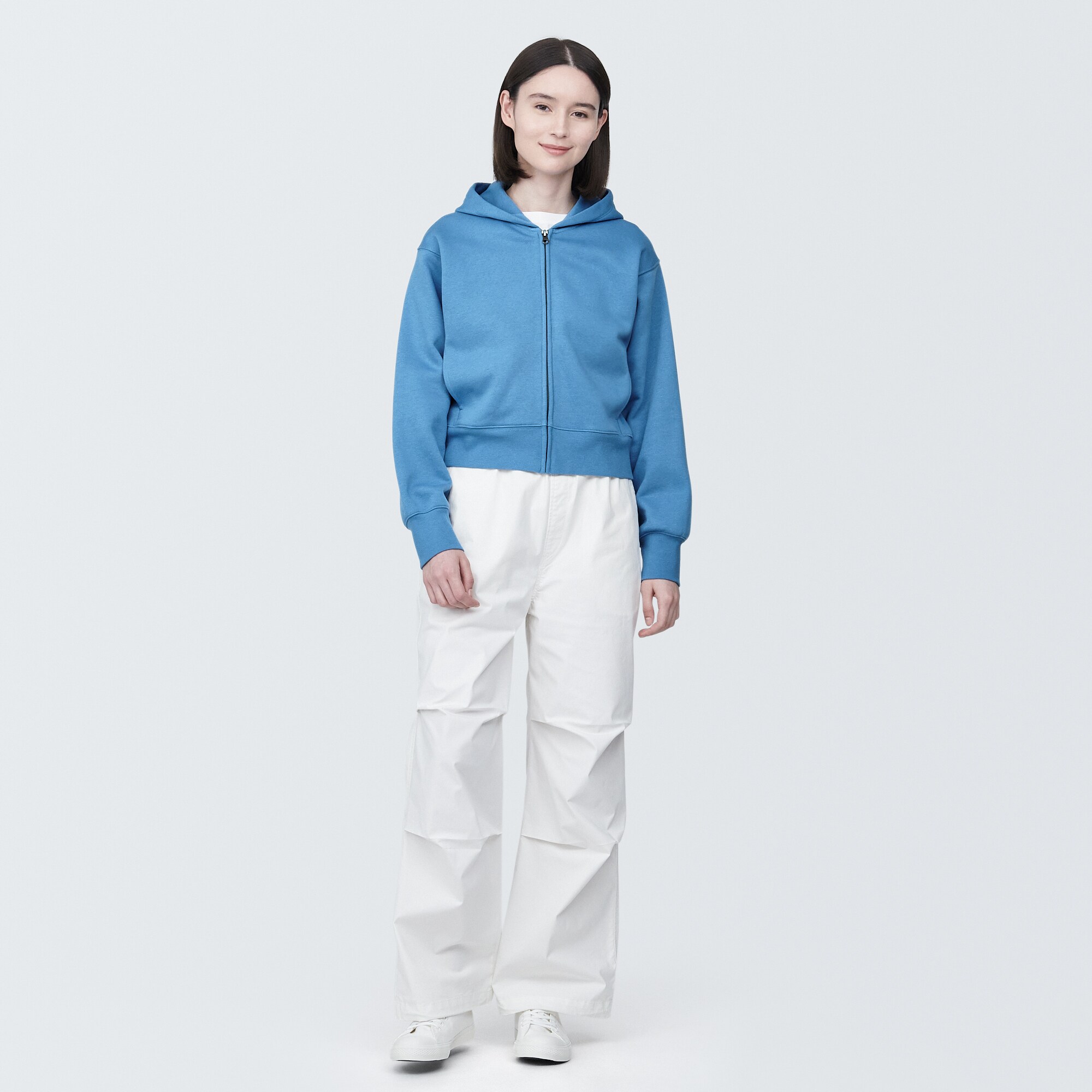 婦人　スウェットフルジップパーカ