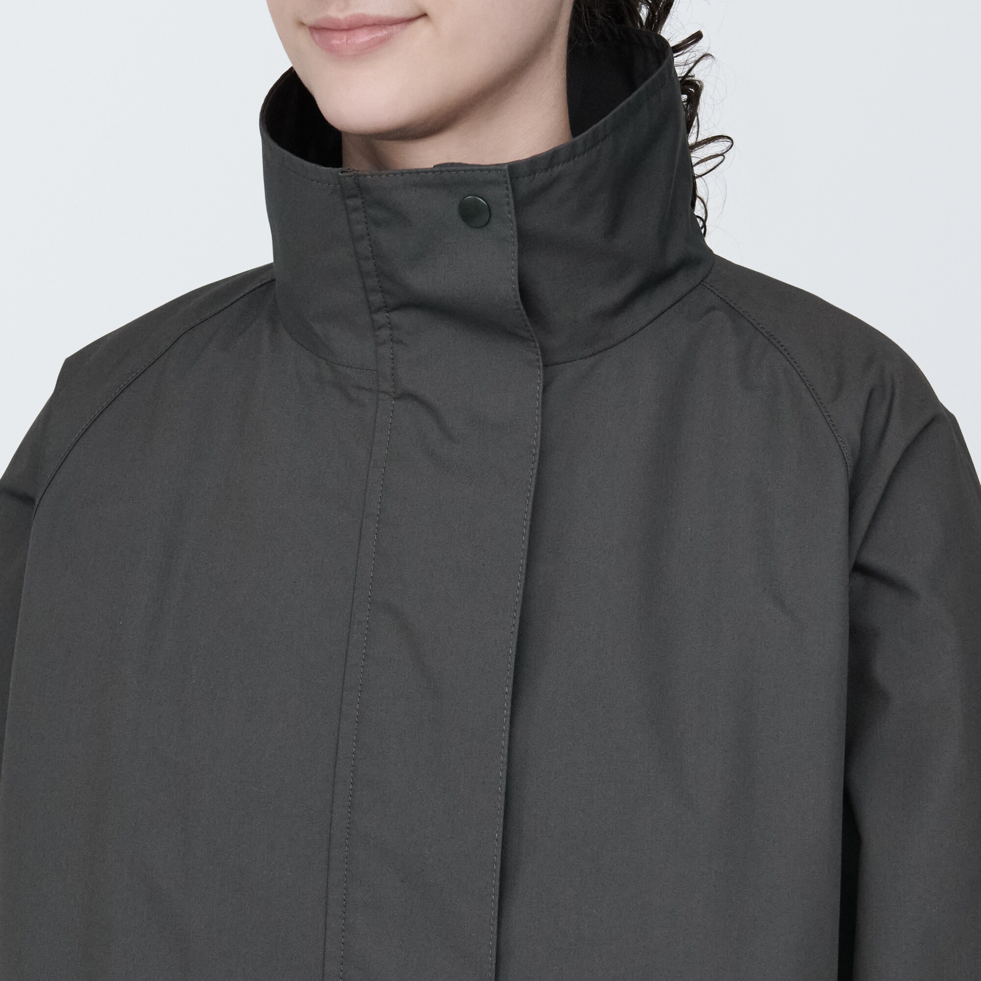 婦人　撥水スタンドカラーコート