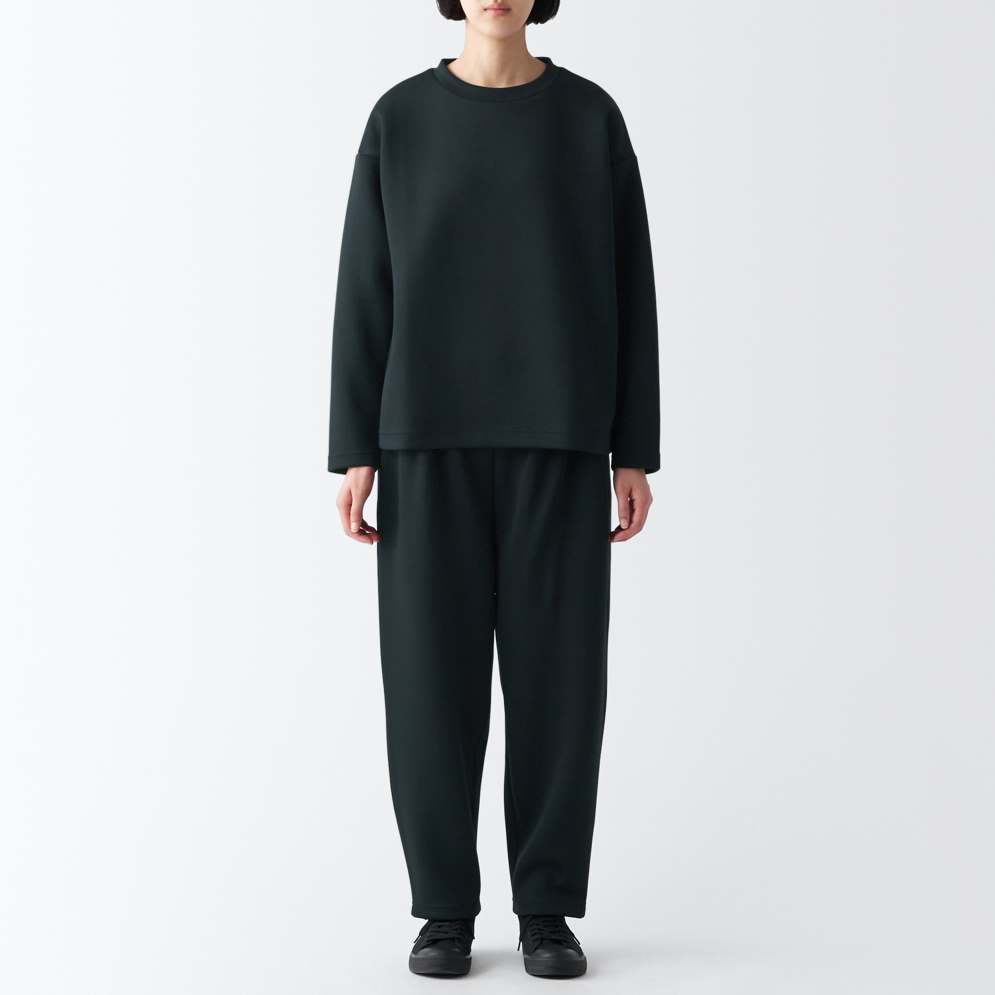 二重編みスウェットパンツ