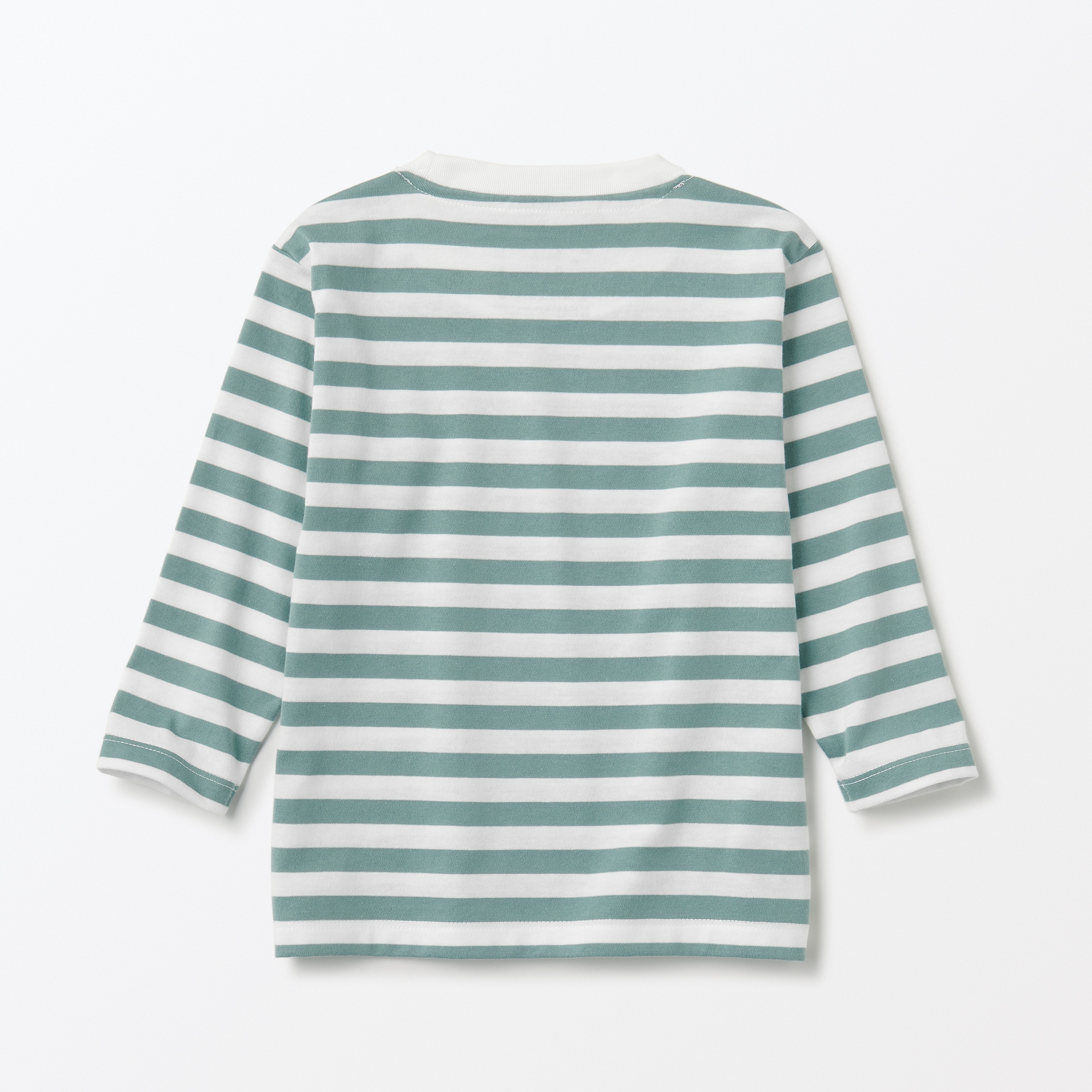 あたまするっとクルーネック長袖Ｔシャツ（ボーダー）（ベビー）