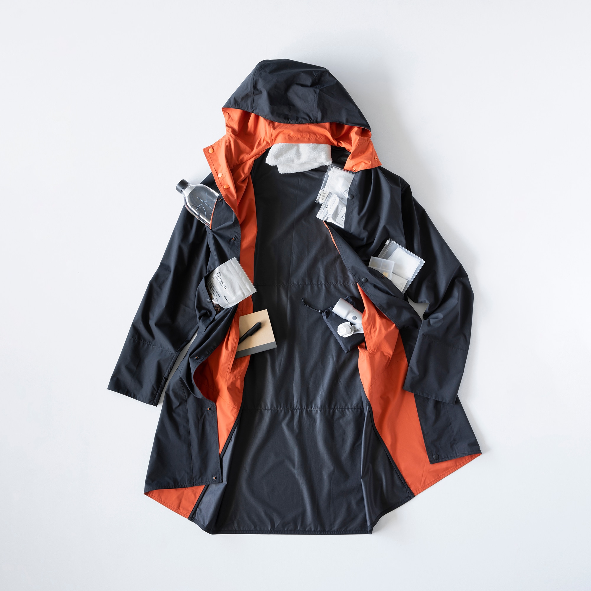 いつものもしも　着るバッグ１１ポケットコート