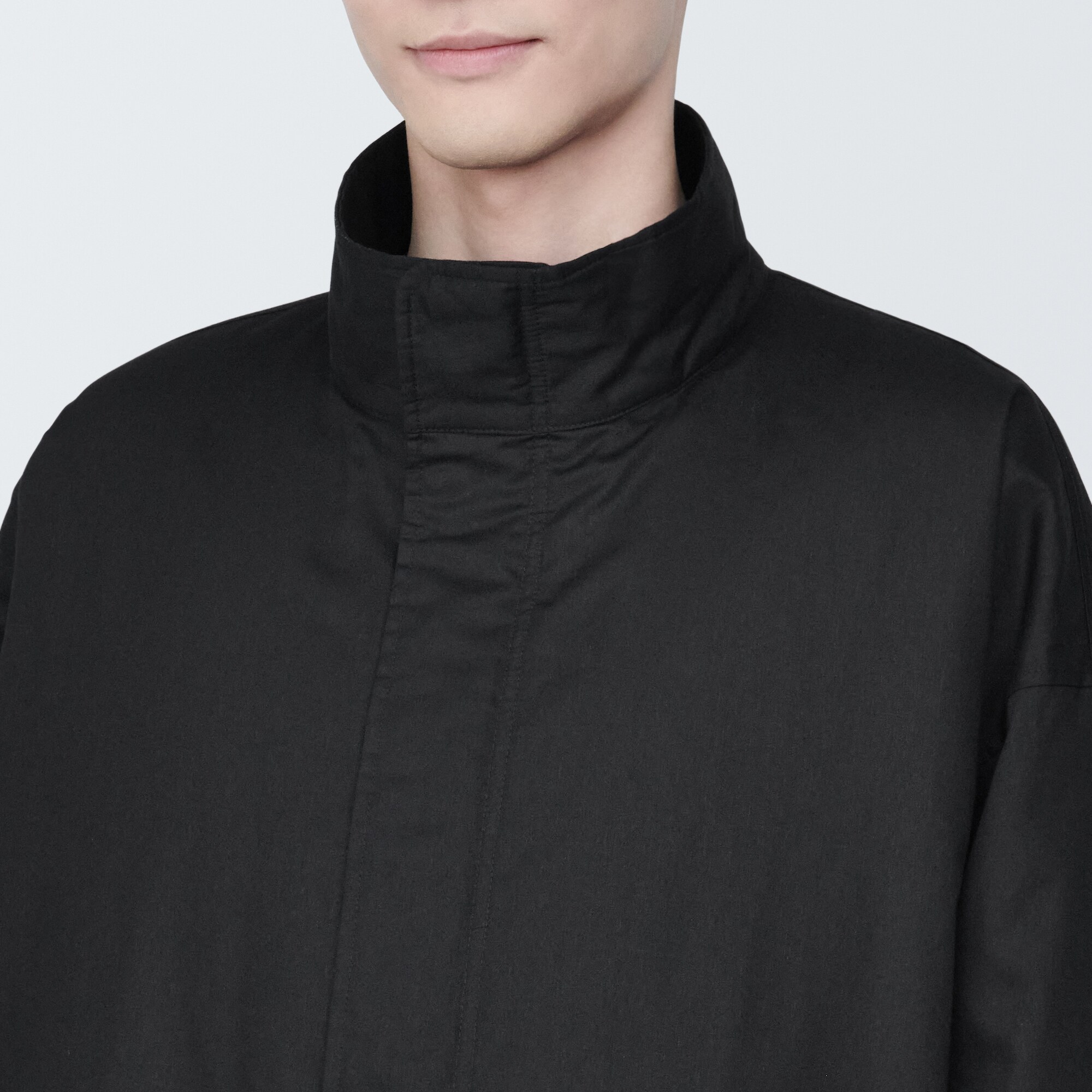 紳士　木の実から作ったカポック混中わた　コート