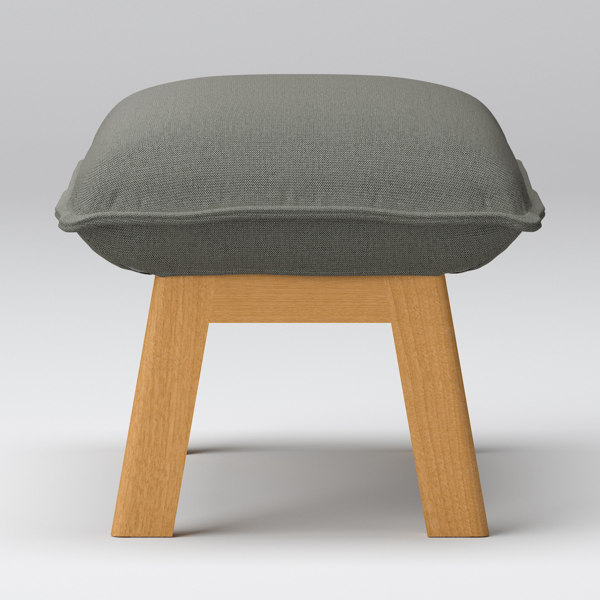 【カバー】綿麻バスケット織ハイバックリクライニングソファ・オットマン用カバー