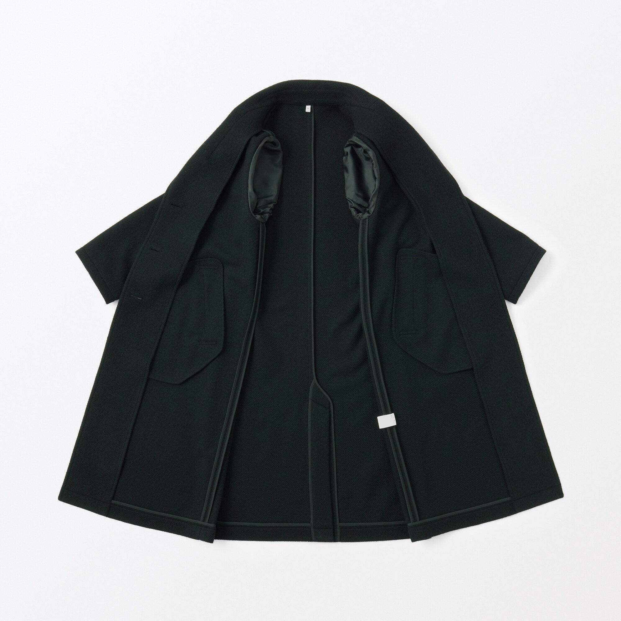 再生ウール混チェスターコート