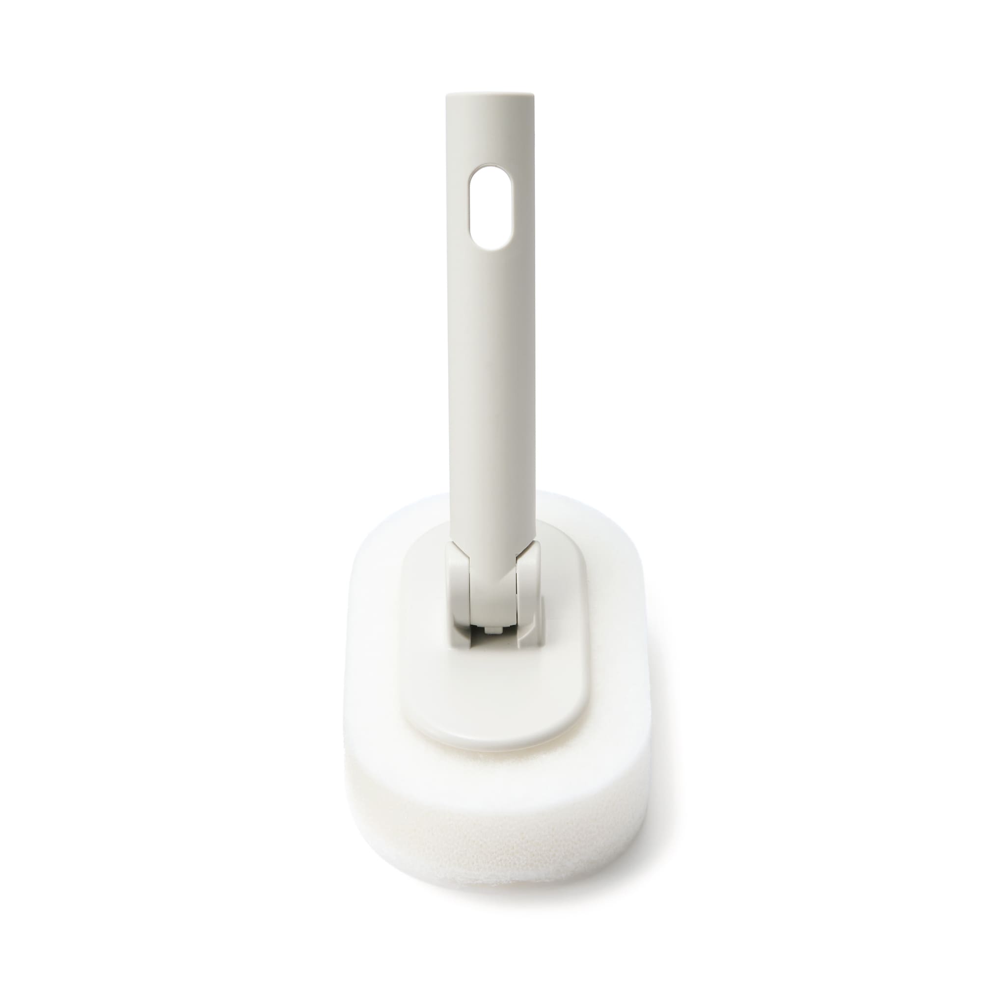 ヘッドが付け替えられる　バス用スポンジ　約幅８．５×奥行１５×高さ１７．５ｃｍ