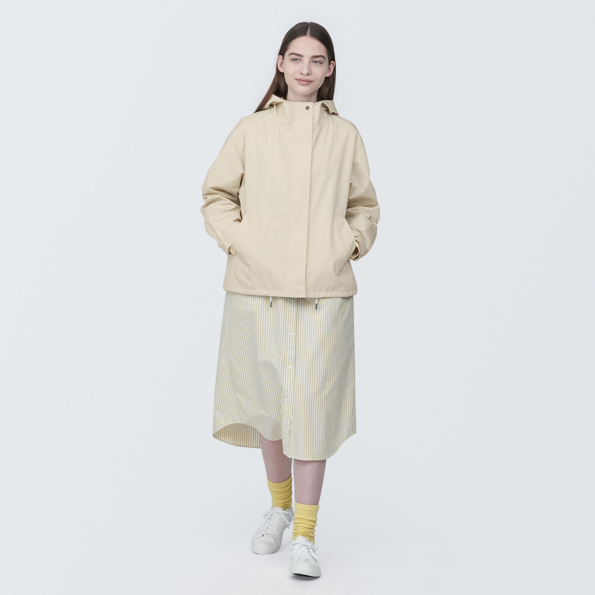 婦人　撥水フードジャケット