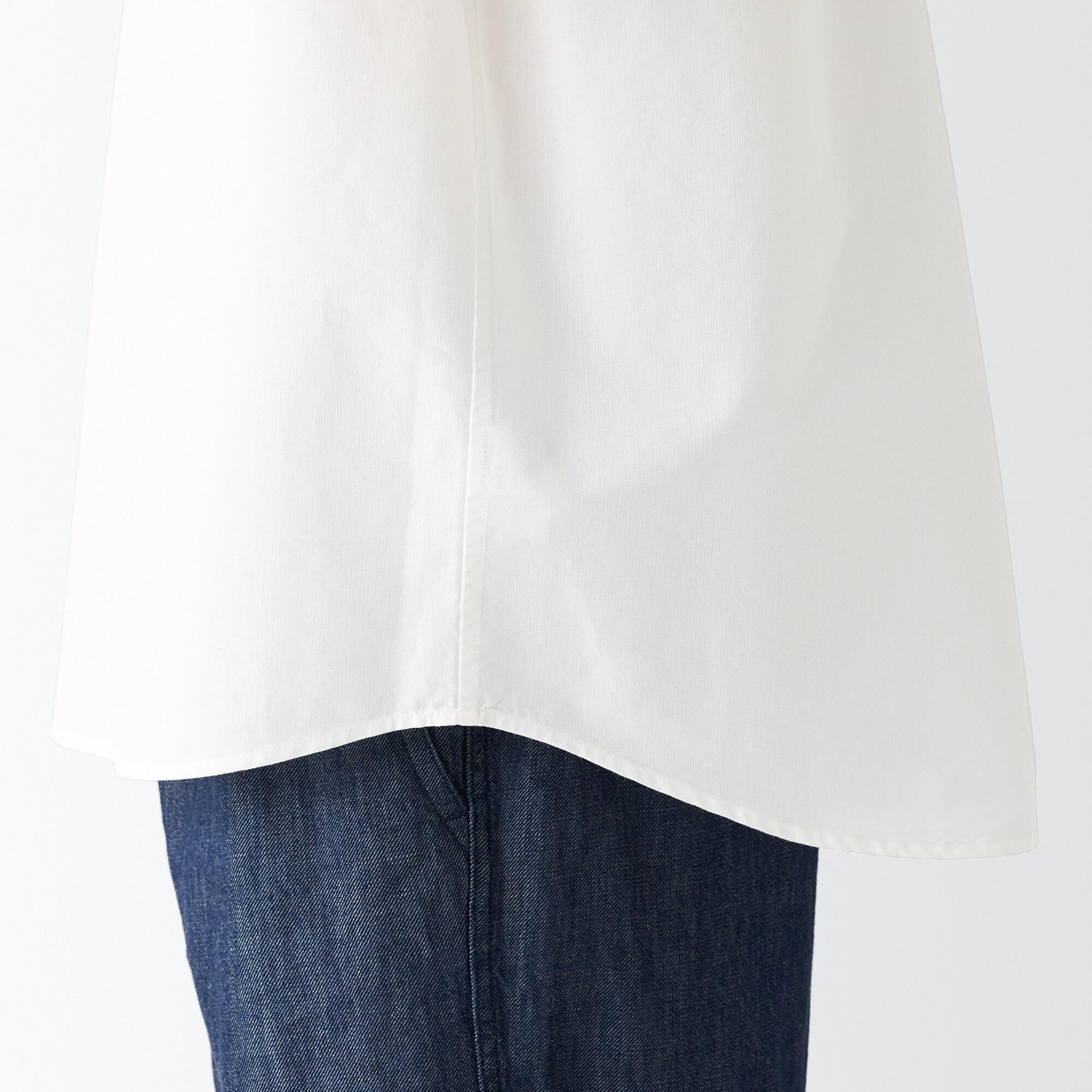 和紙混スタンドカラーシャツ（紳士）