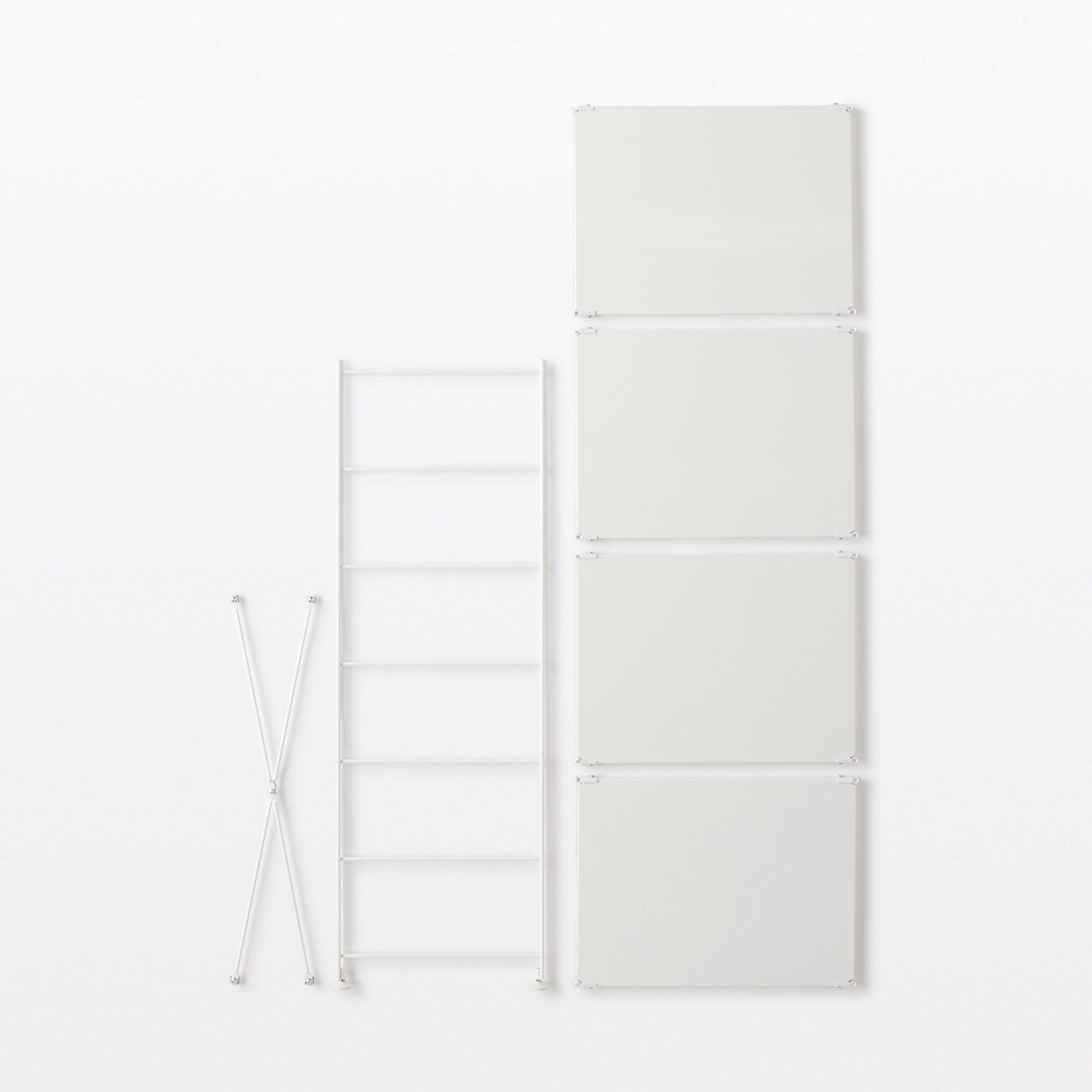 スチールユニットシェルフ用スチール棚追加セット　幅５６ｃｍタイプ　中