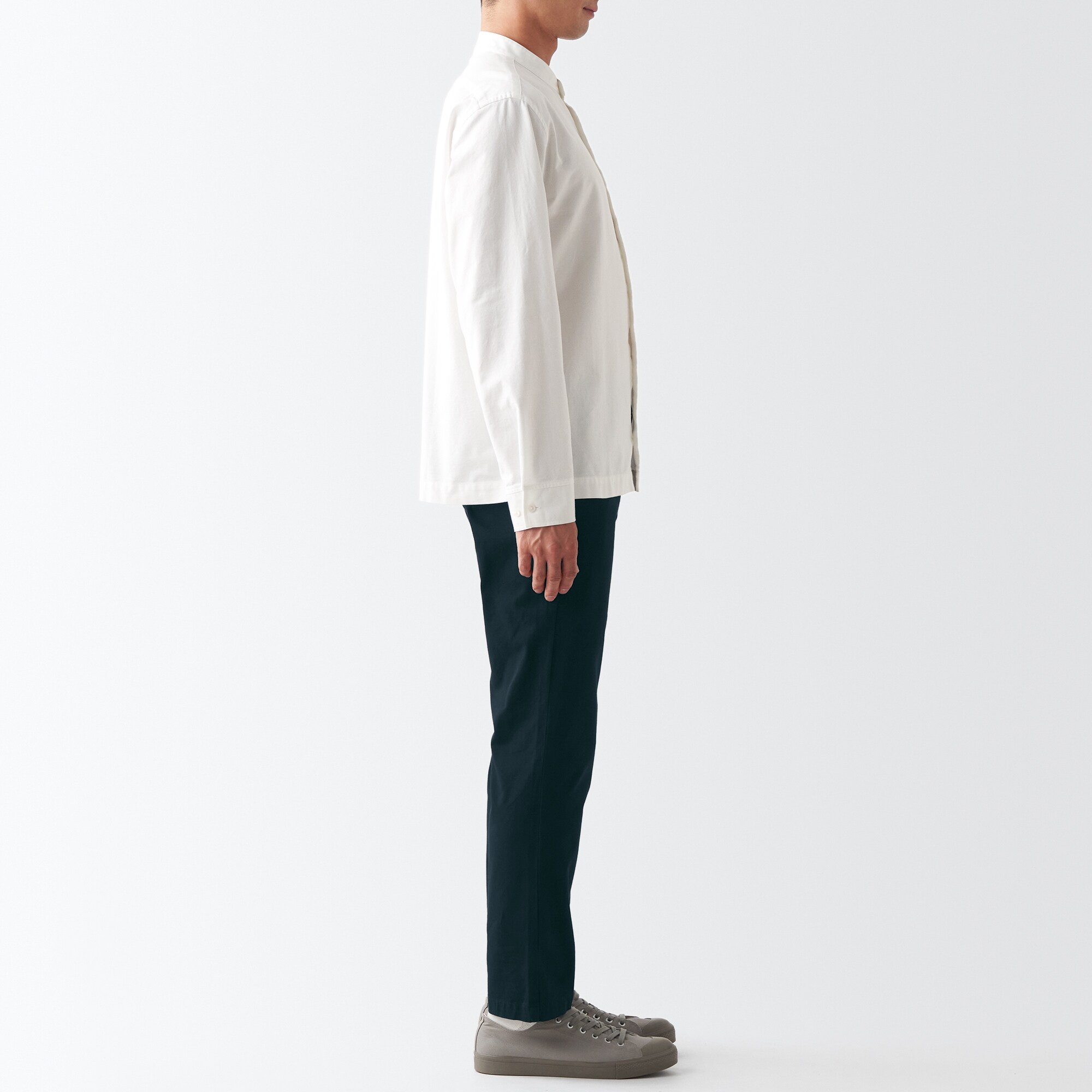 【スリム】縦横ストレッチチノスリムパンツ（股下７６ｃｍ）