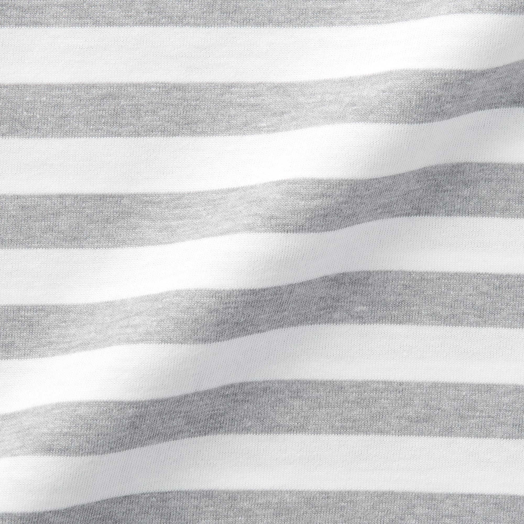 ベビー　あたまするっと　クルーネック長袖Ｔシャツ　ボーダー