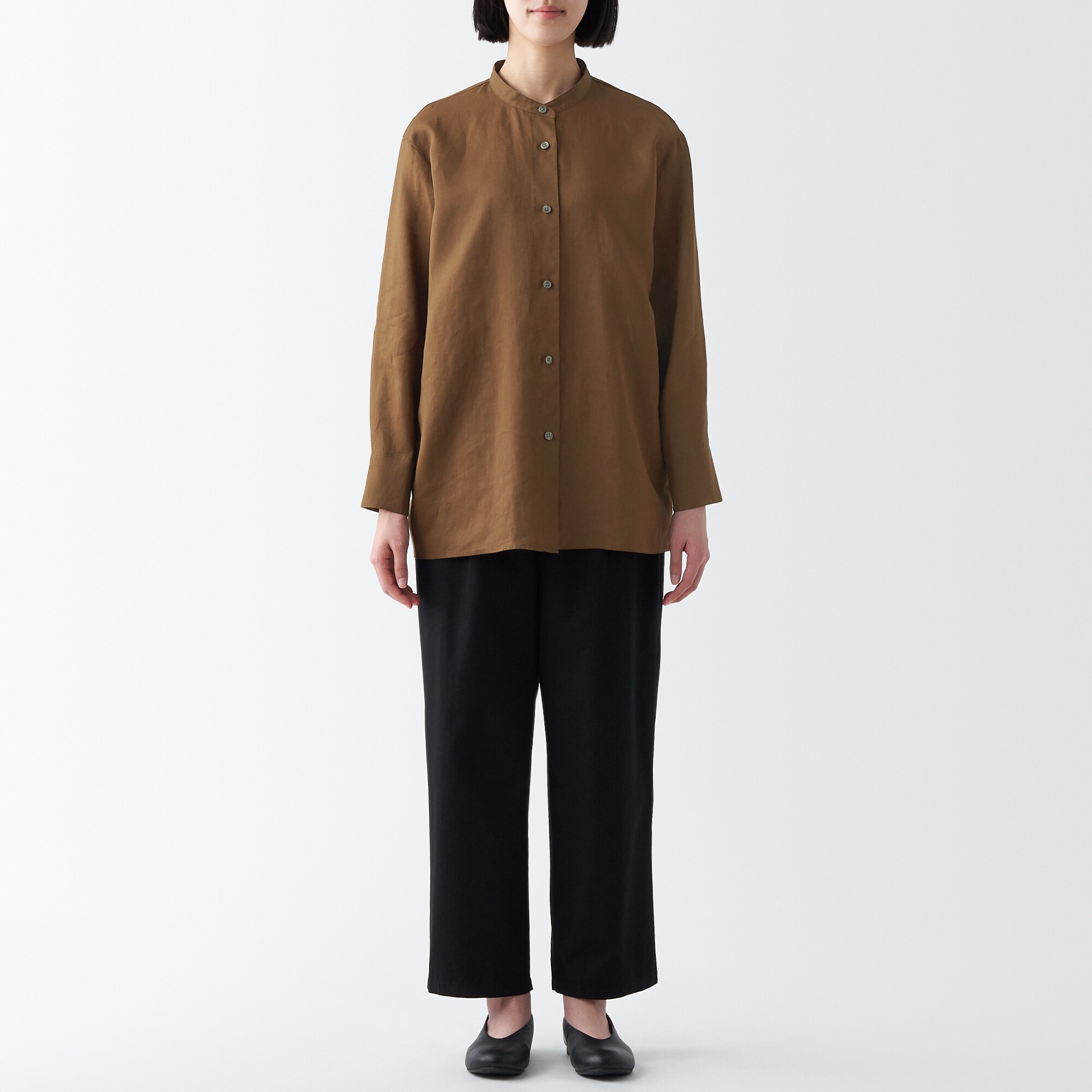 細番手ラミーブラウス（婦人）