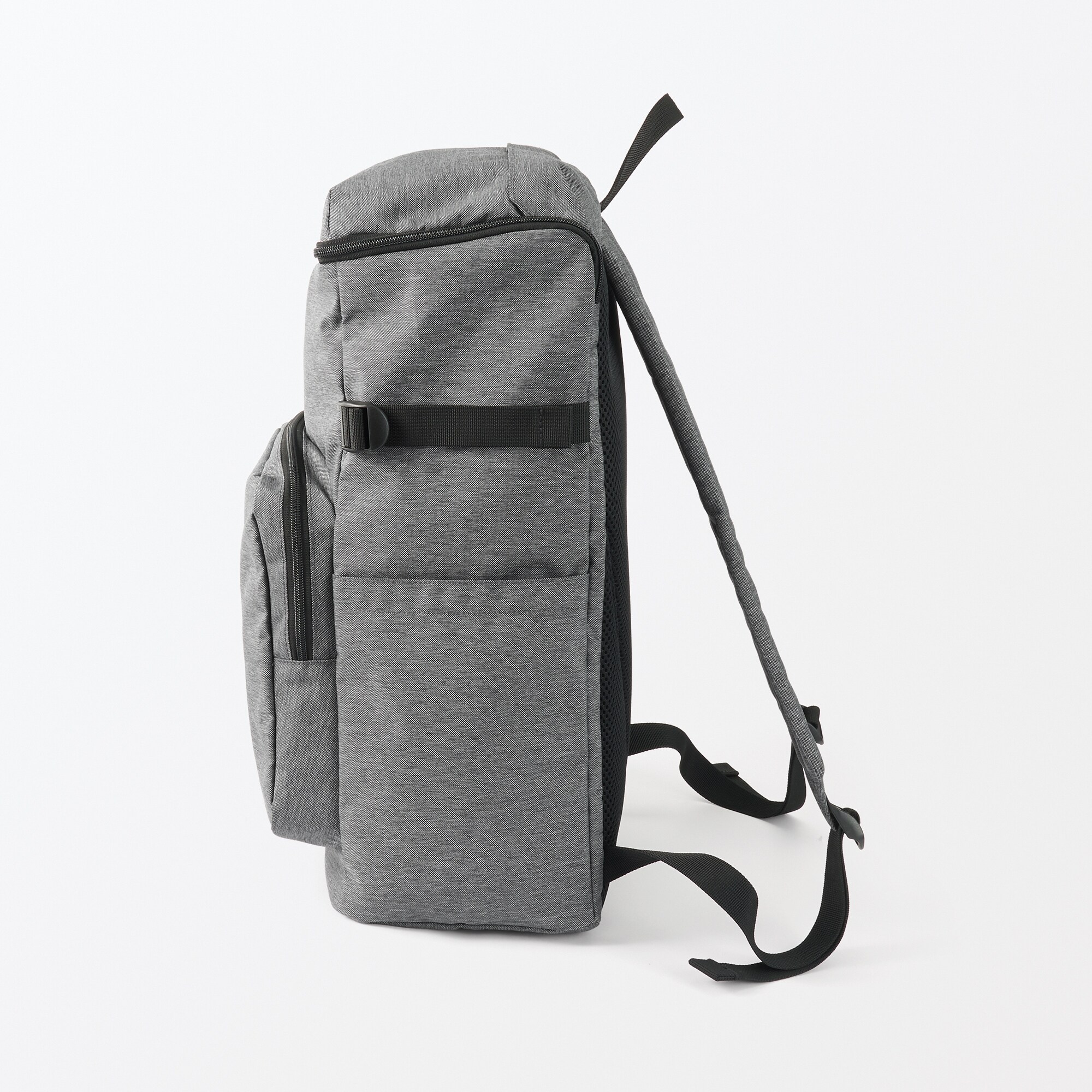 肩の負担を軽くする　撥水上から開くリュックサック（杢）