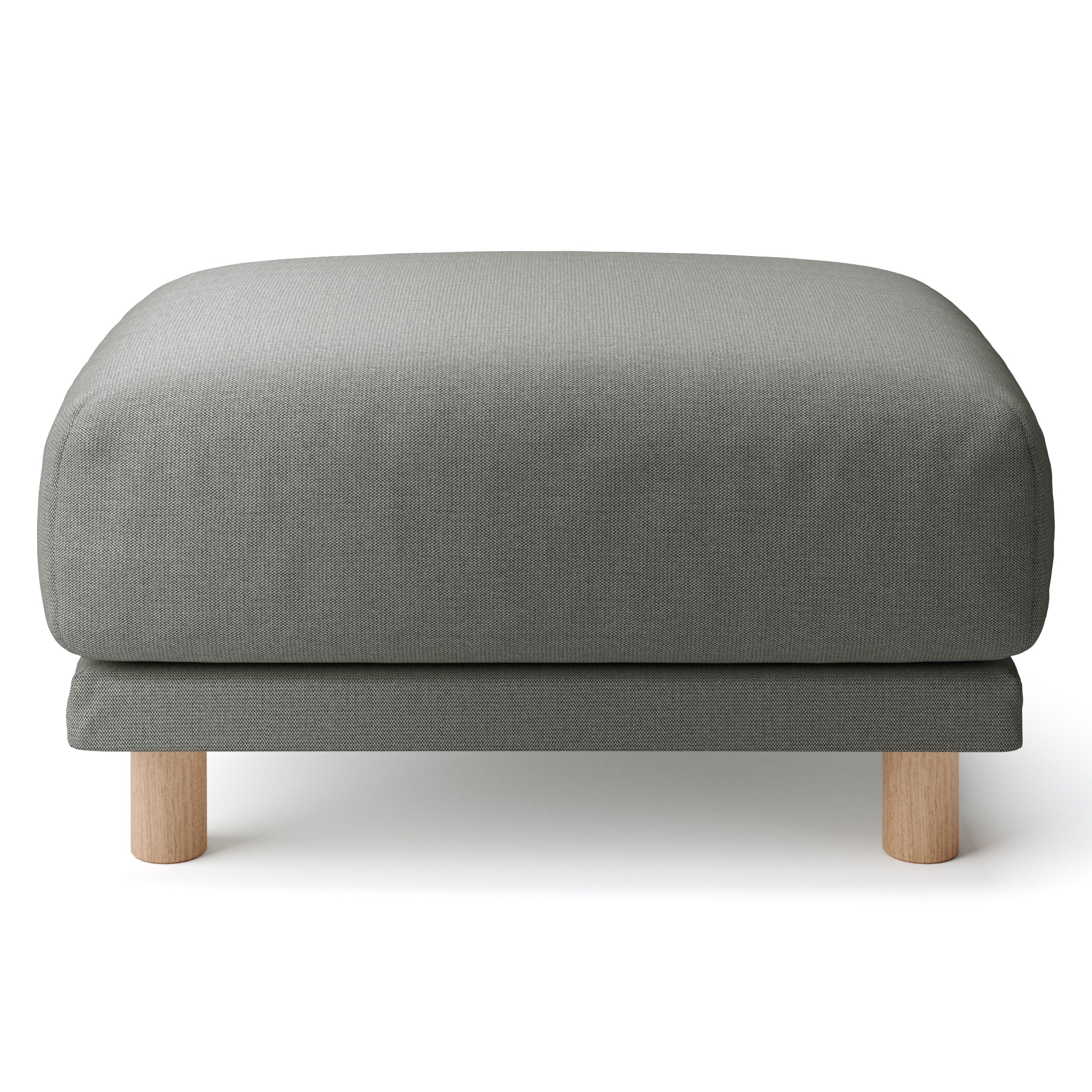 【カバー】綿麻バスケット織ソファ本体・オットマン・ウレタン・ポケットコイル用カバー／生成