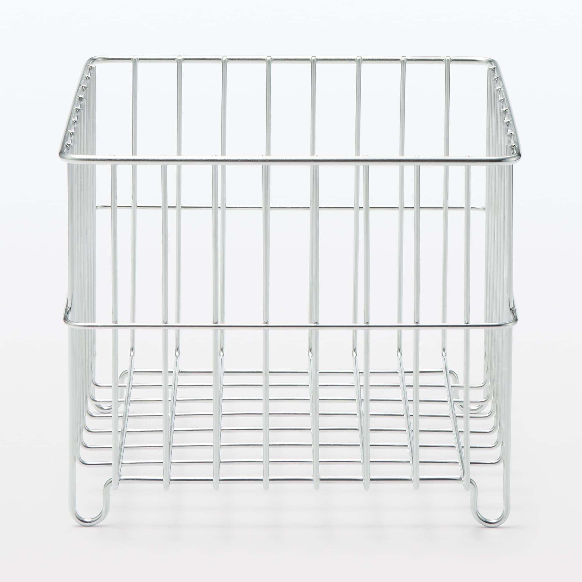 ステンレスボトルラック・小　約幅１５×奥行１５×高さ１３ｃｍ