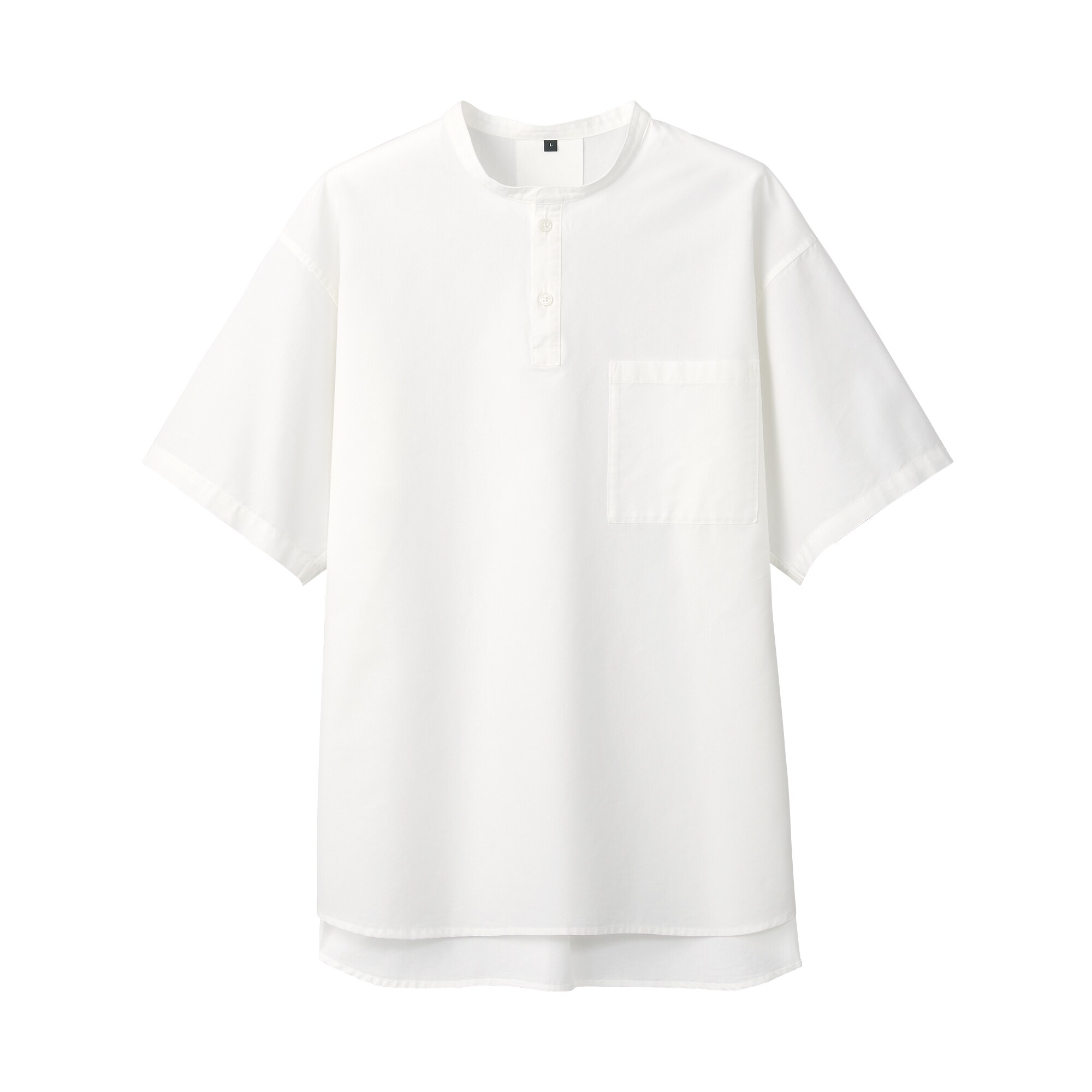 和紙混スタンドカラーシャツ（紳士）