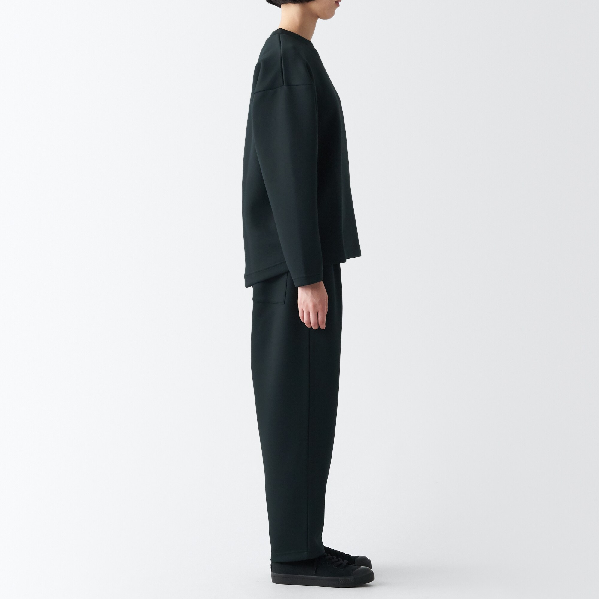 二重編みスウェットパンツ