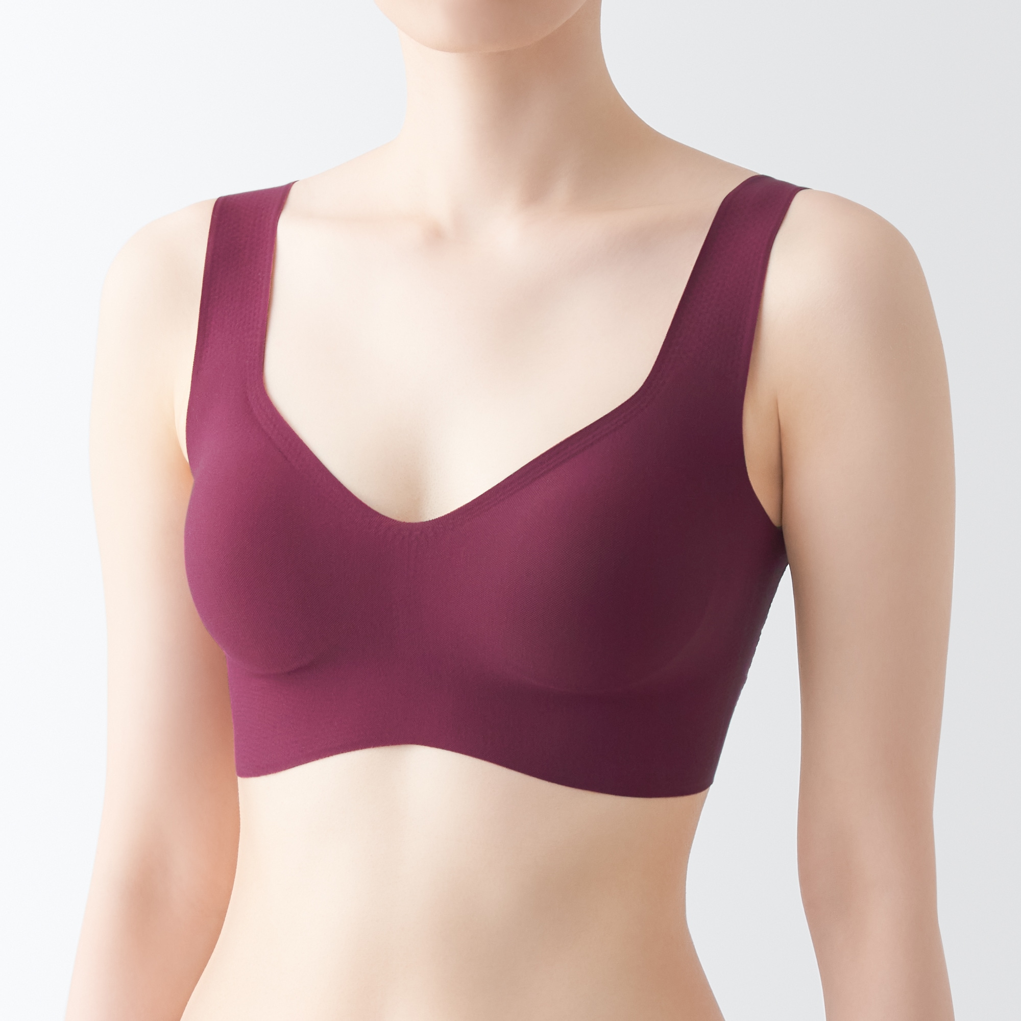 婦人　ひびきにくいハーフトップブラジャー