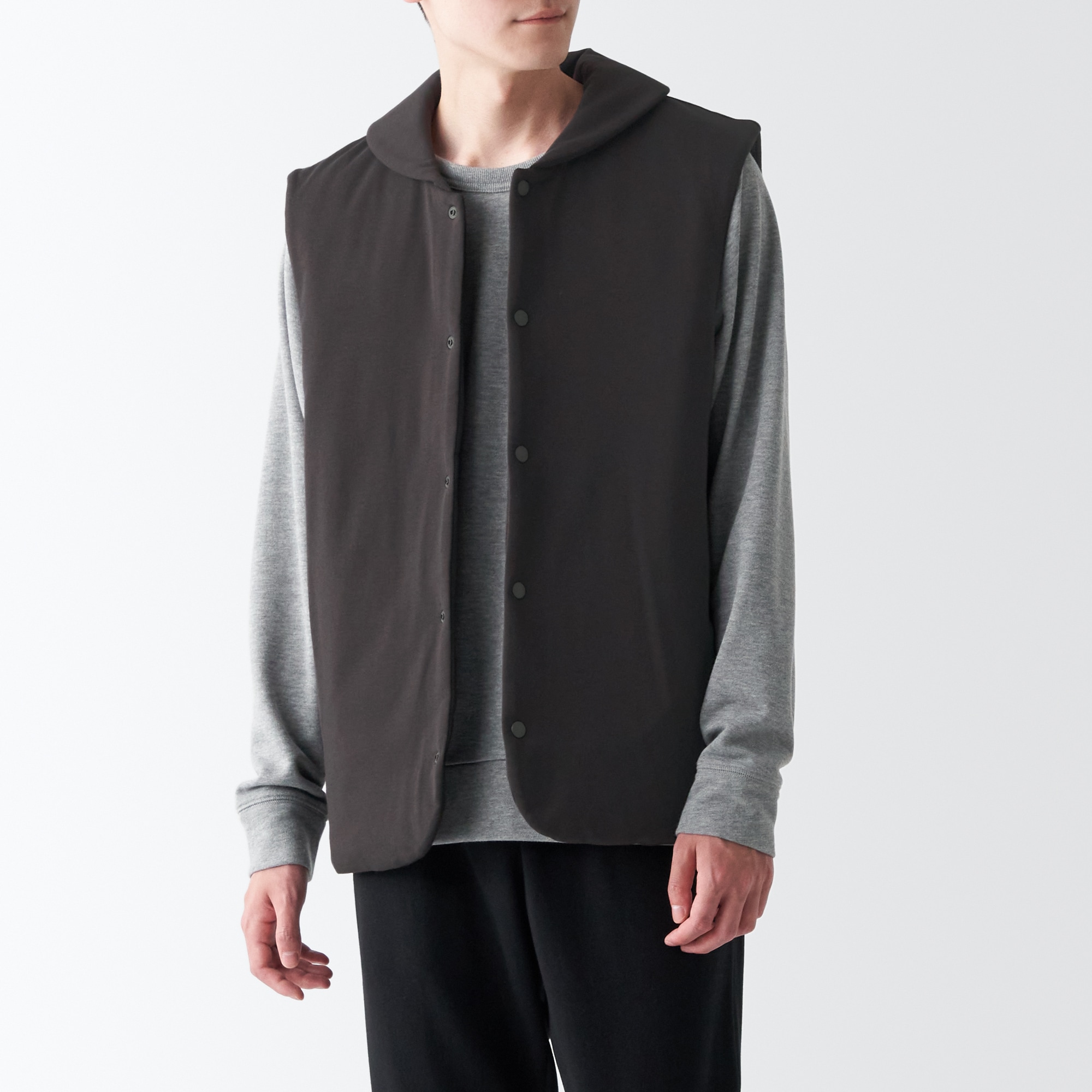 洗える　中わた　ベスト