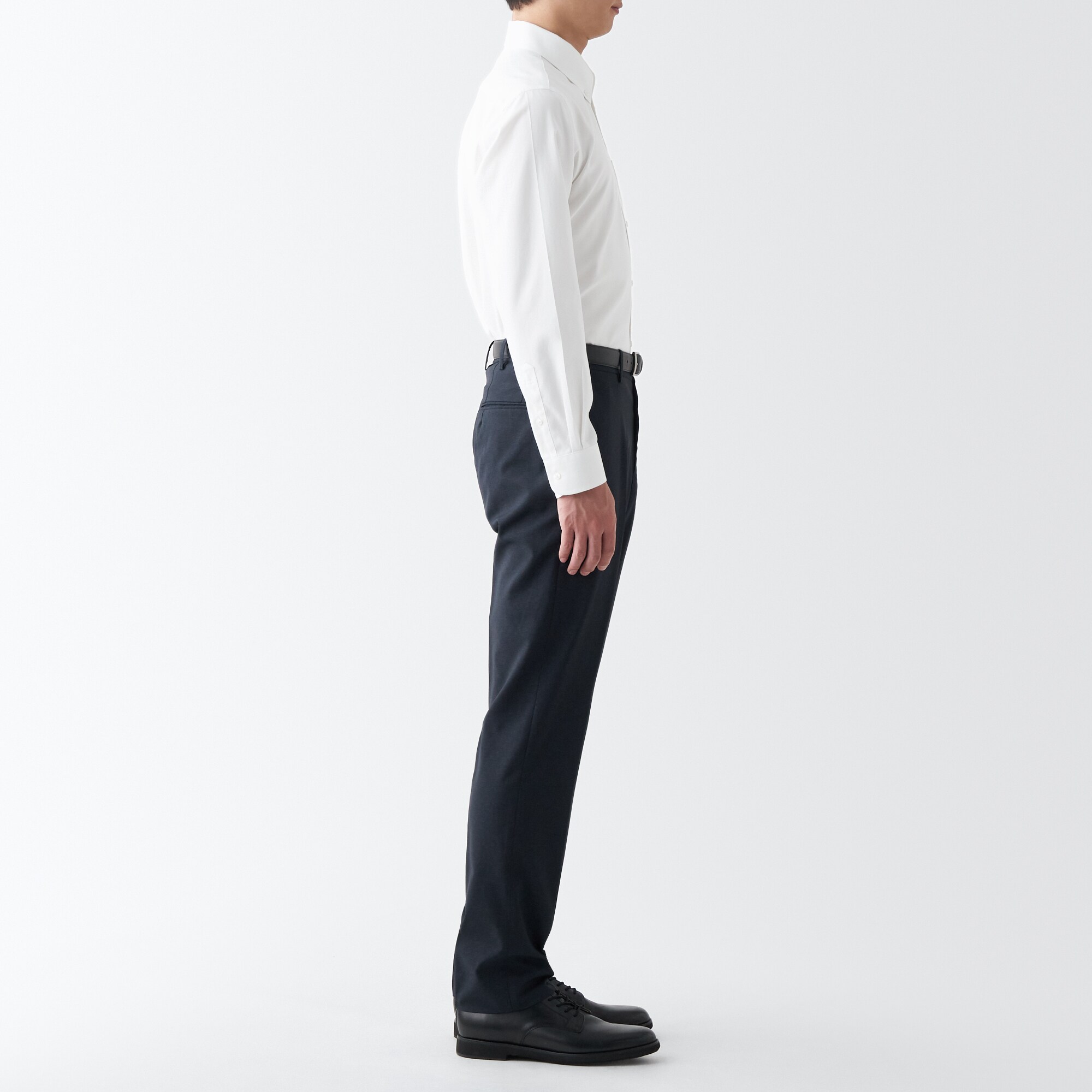 ノンアイロンビジネスボタンダウン長袖シャツ