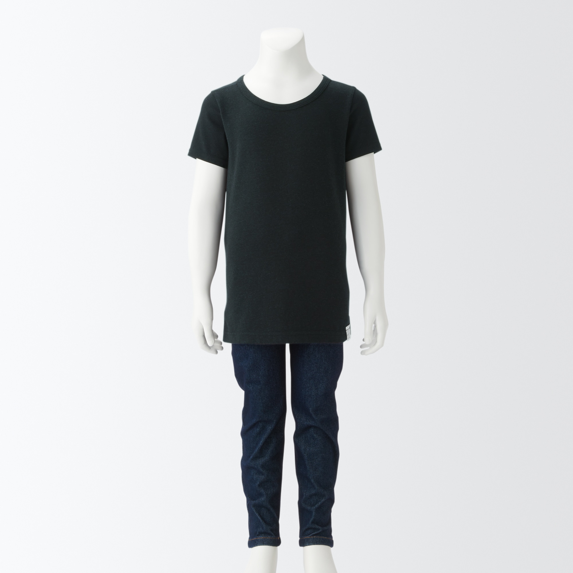 あったか綿　クルーネック半袖Ｔシャツ（キッズ）